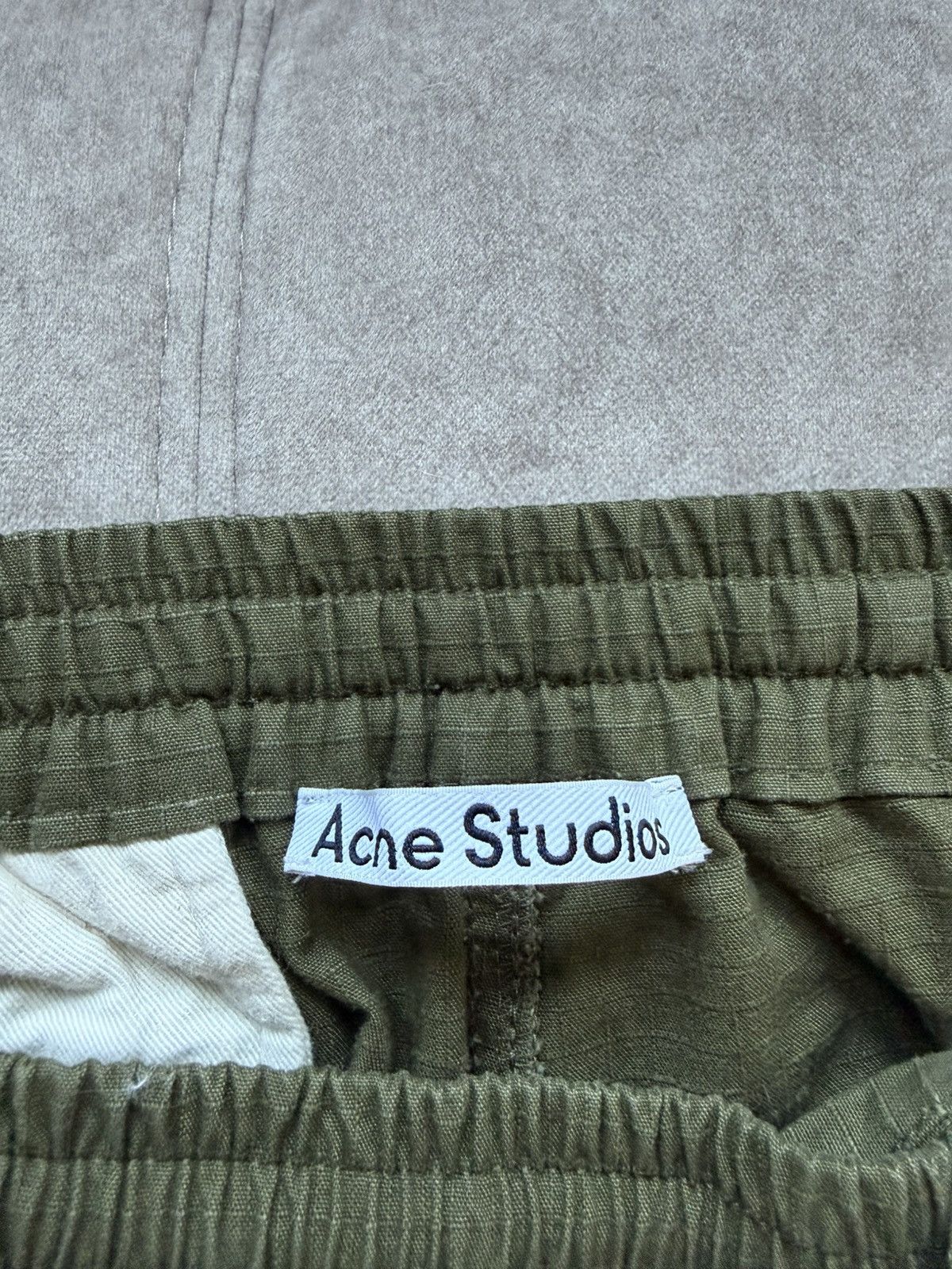 Acne Studios Acne Studios Cargo Trousers Olive Green FN-MN-TROU000844 Size US 42 / EU 58 - 12 Thumbnail