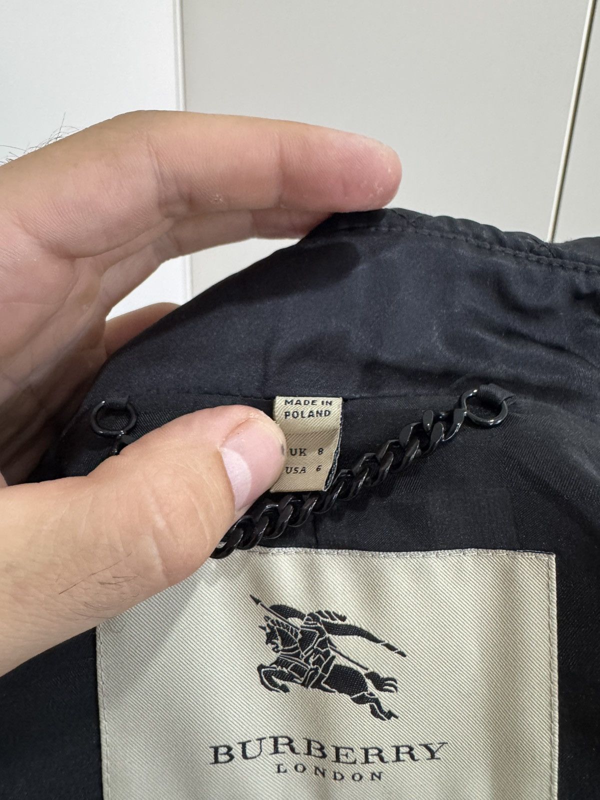 Burberry Burberry vintage rare wool jacket with satin quilted Size M / US 6-8 / IT 42-44 - 7 Thumbnail