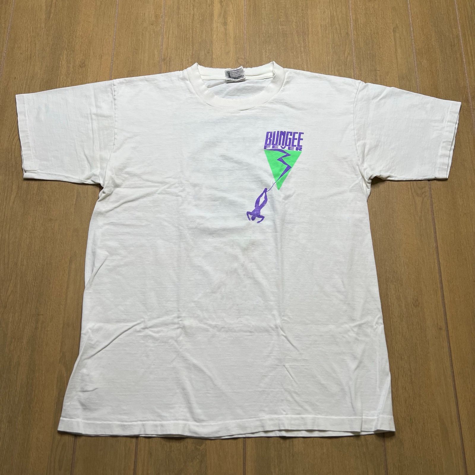 Vintage Vintage Bungee Fever T Shirt XL Oneita Power Made USA 90s Size US XL / EU 56 / 4 - 1 Thumbnail