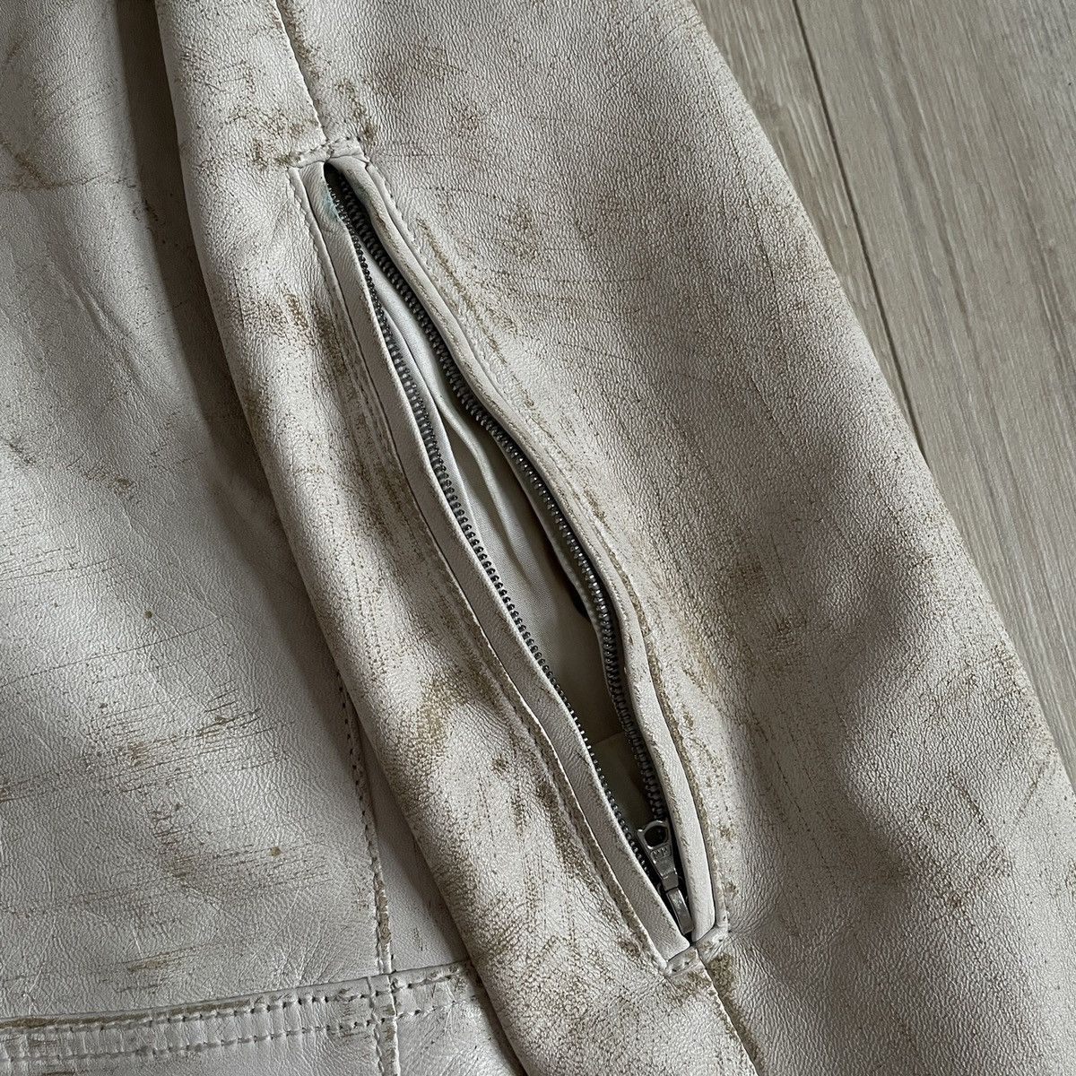 A.F. Vandevorst Ruffo Research SS2000 leather jacket by A.F. Vandevorst Size S / US 4 / IT 40 - 10 Thumbnail