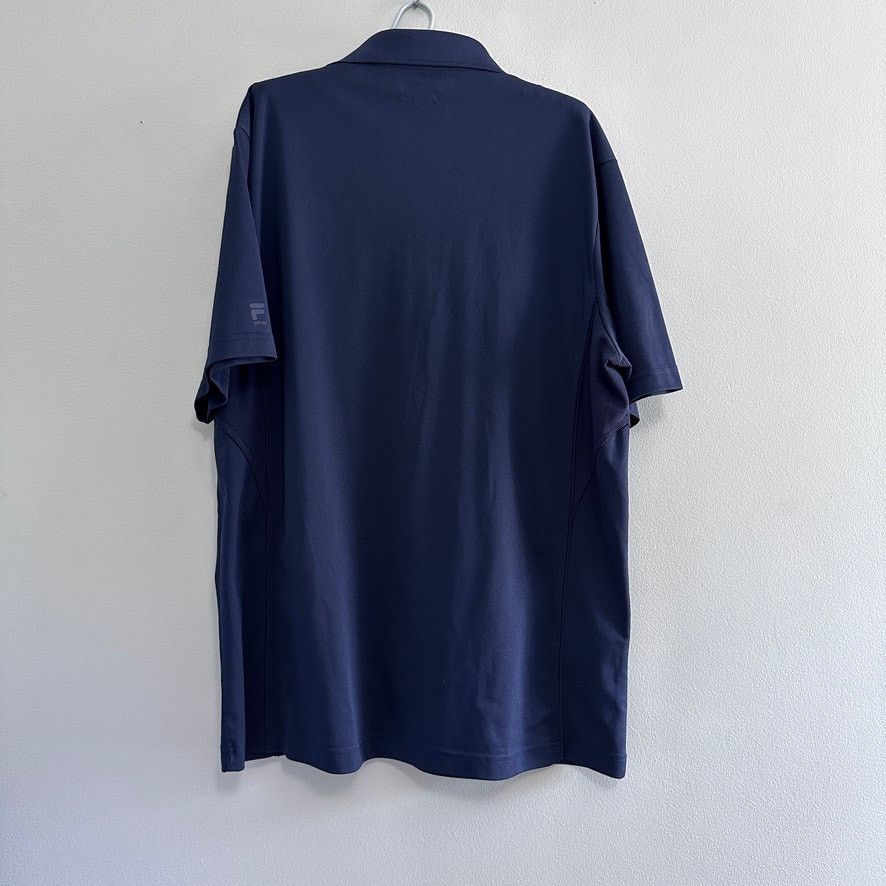 Fila Fila navy athletic fit polo shirt size XL Size US XL / EU 56 / 4 - 3 Thumbnail