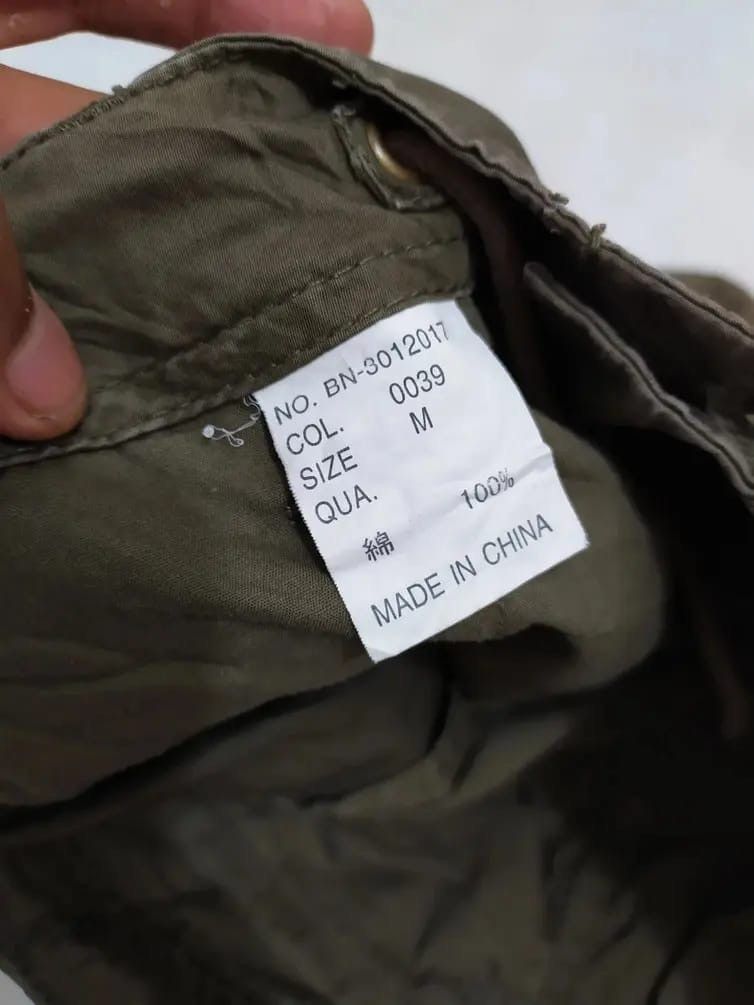 Japanese Brand BACK NUMBER Drawstring Waist/Hem MultiPocket Tactical Pants Size US 30 / EU 46 - 11 Thumbnail