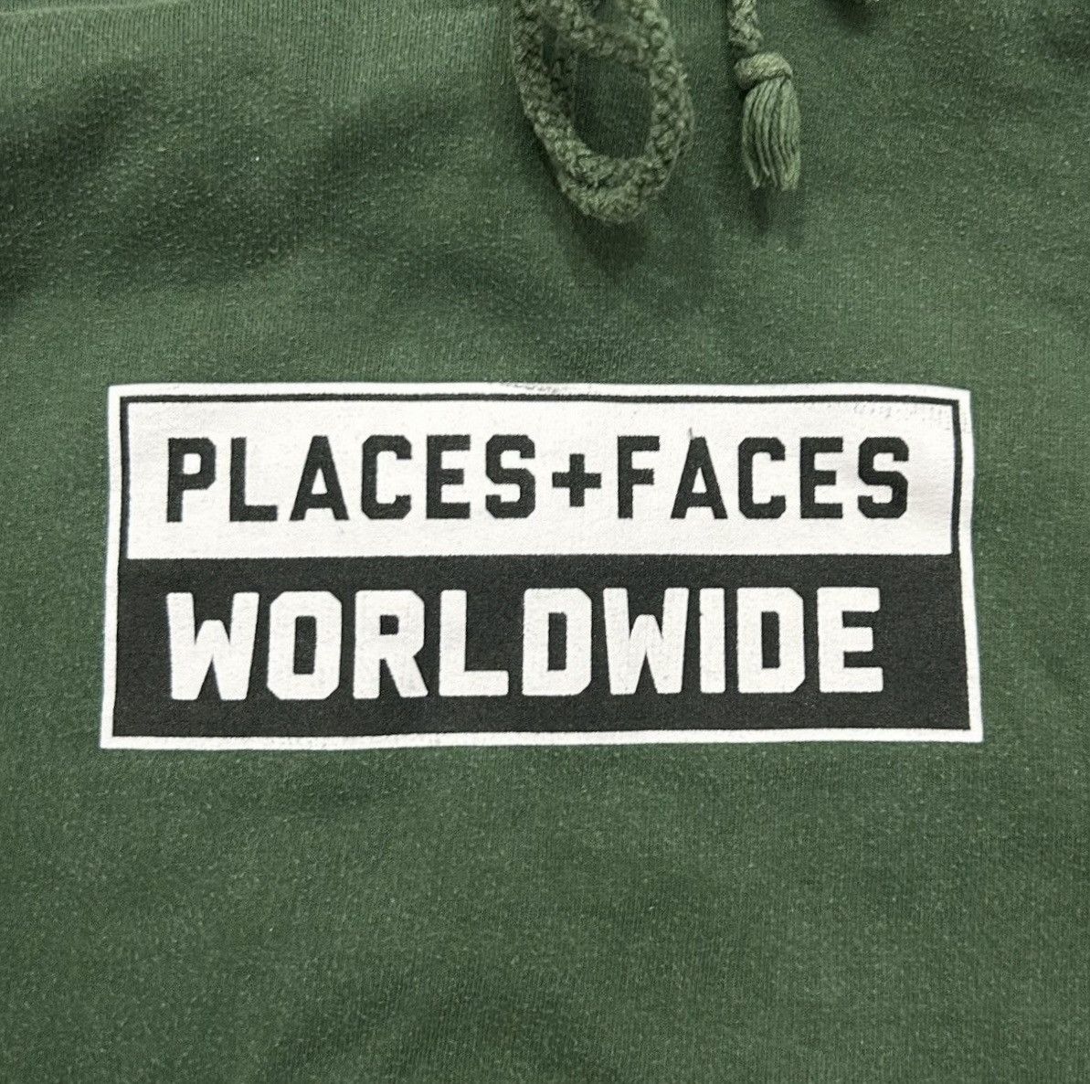Places + Faces PLACES + FACES WORLDWIDE OG BIG LOGO RARE HOODIE Size US XS / EU 42 / 0 - 3 Thumbnail