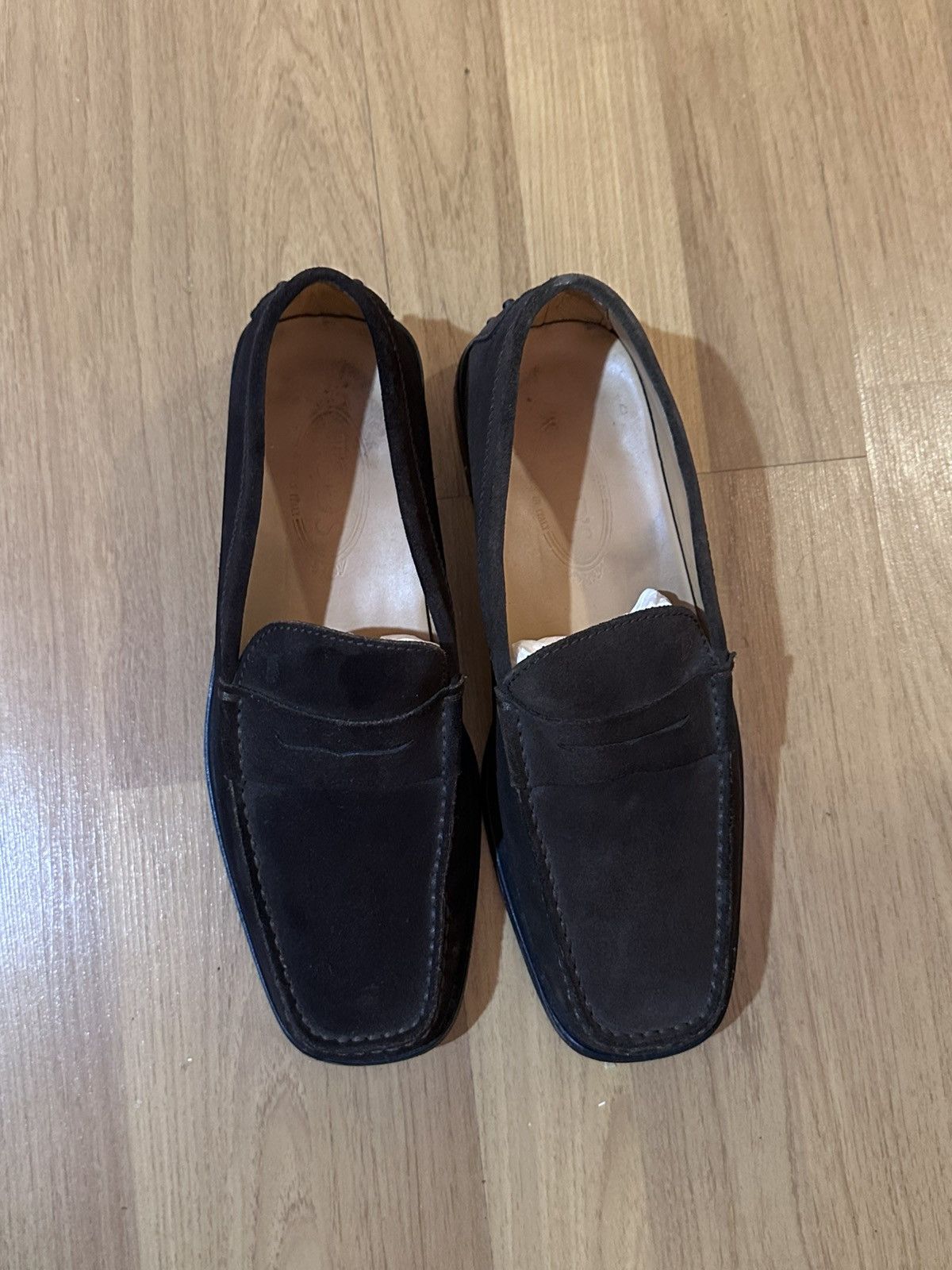 Tod's Tod's Dark Brown Suede Penny Loafers UK 8 / US 9 Size US 9 / EU 42 - 2 Thumbnail
