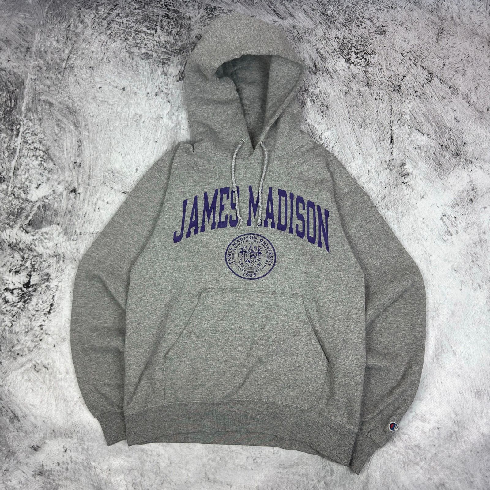Champion Champion Men's Gray James Madison University Hoodie Small Size US S / EU 44-46 / 1 - 1 Thumbnail