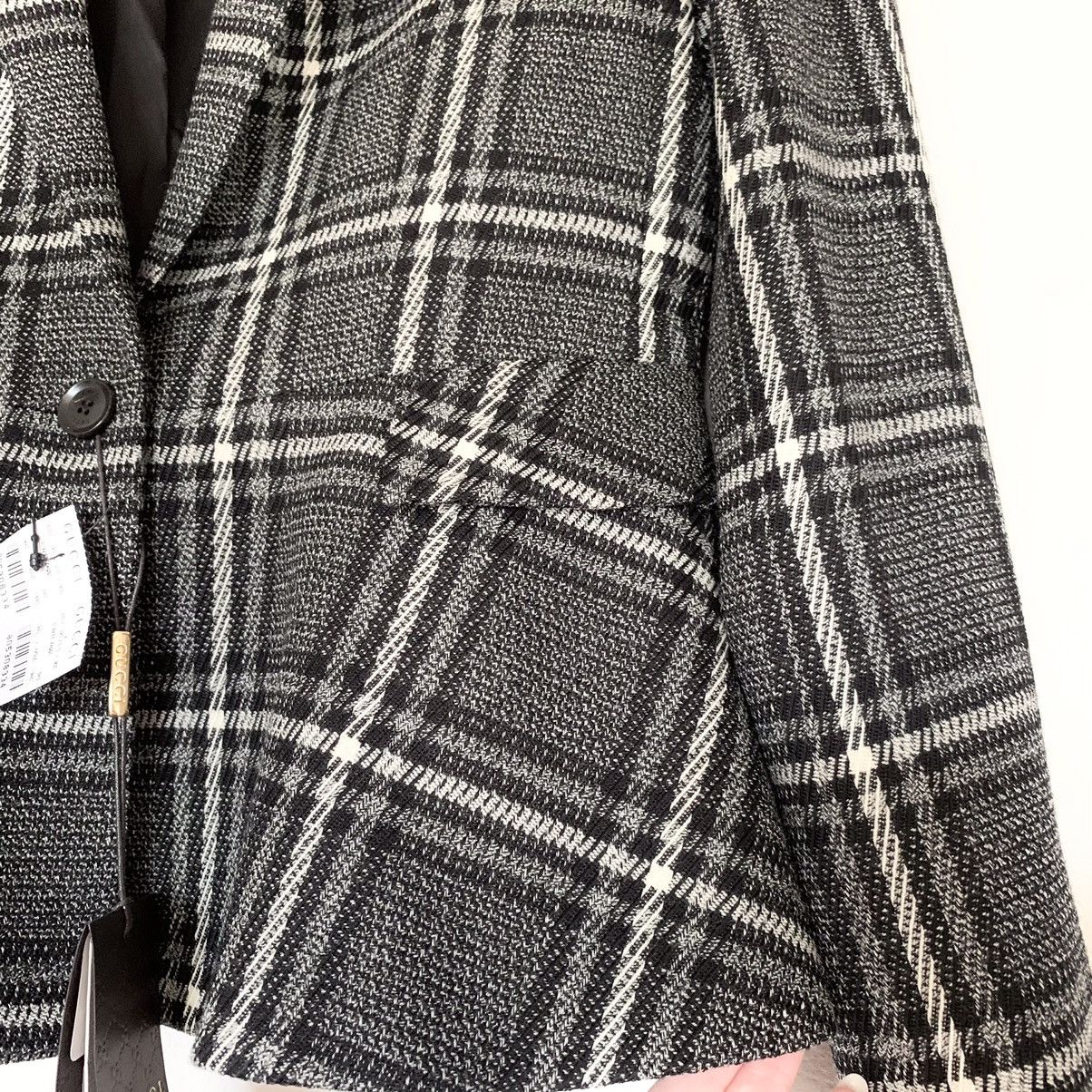 Gucci Gucci plaid wool blazer peplum Size S / US 4 / IT 40 - 16 Thumbnail