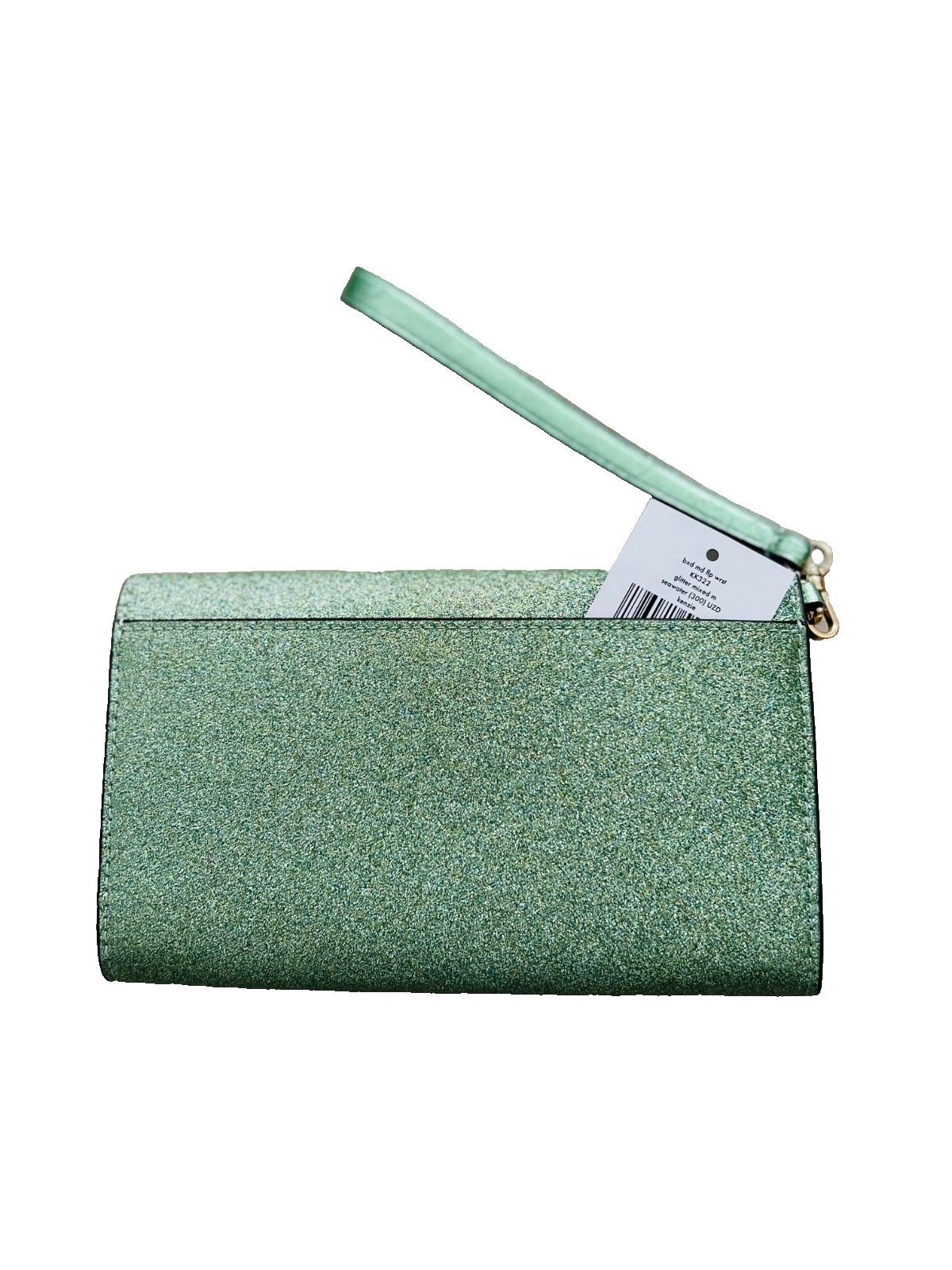 Kate Spade Kate Spade New York Kenzie Glitter Wristlet Clutch Seawater Size ONE SIZE - 6 Thumbnail