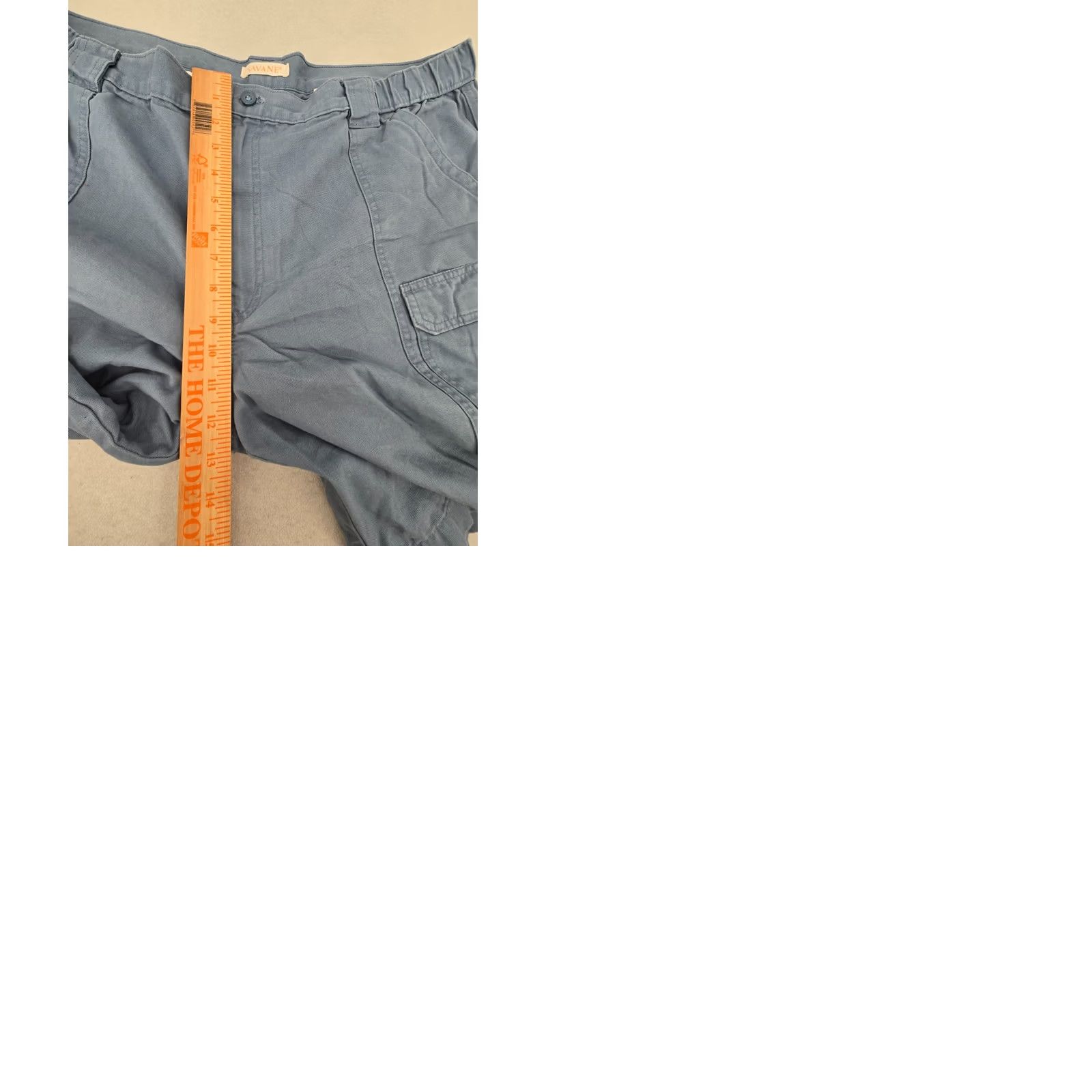 Savane Savane Men Cargo Shorts 42 Blue Elastic Waist Pocket Canvas 100% Cotton Cargo Size US 42 / EU 58 - 9 Thumbnail