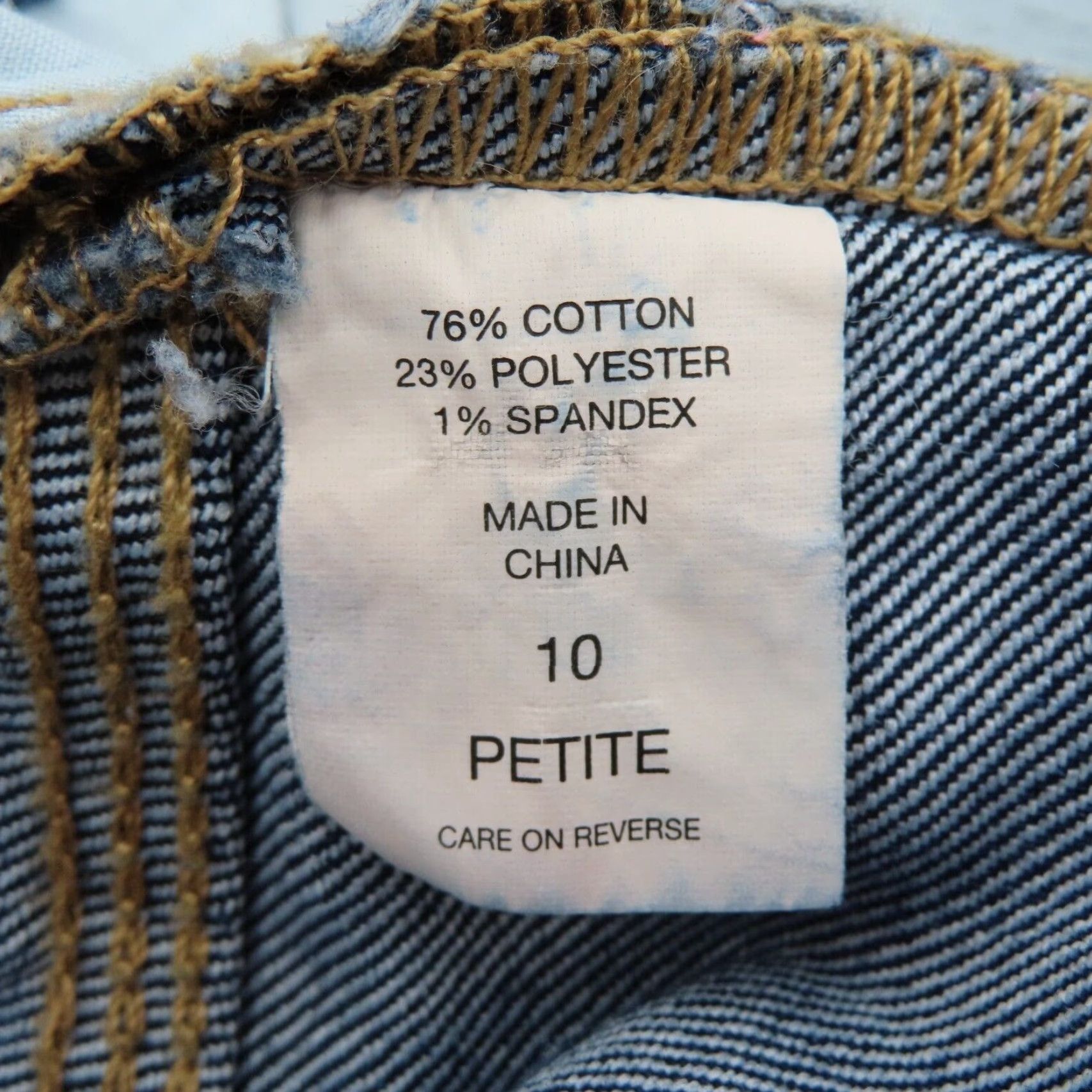 Vintage New York & Company Womens Jeans 10 Petite Curvy Low Rise Bootcut Blue Denim Jeans Size 32" / US 10 / IT 46 - 6 Thumbnail