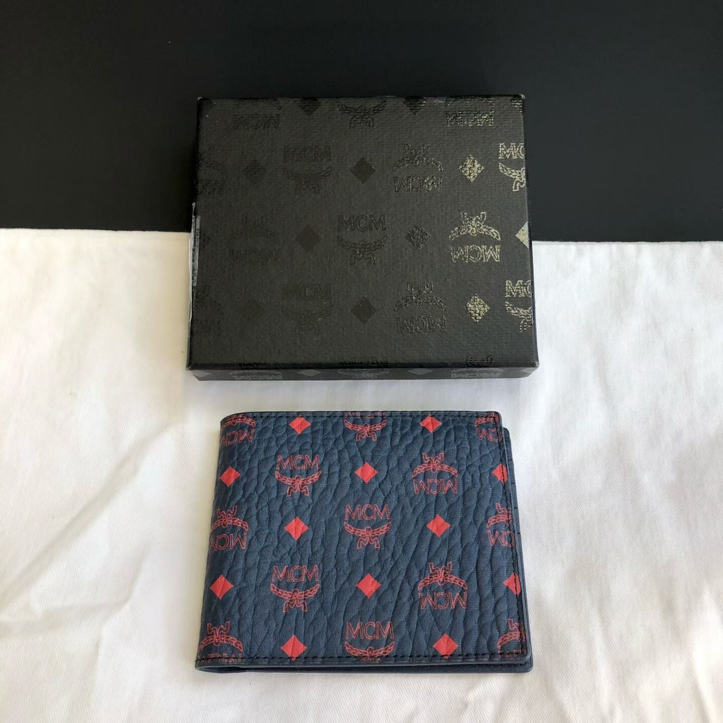 MCM MCM Colorblock Monogram Fold Wallet Size ONE SIZE - 1 Thumbnail