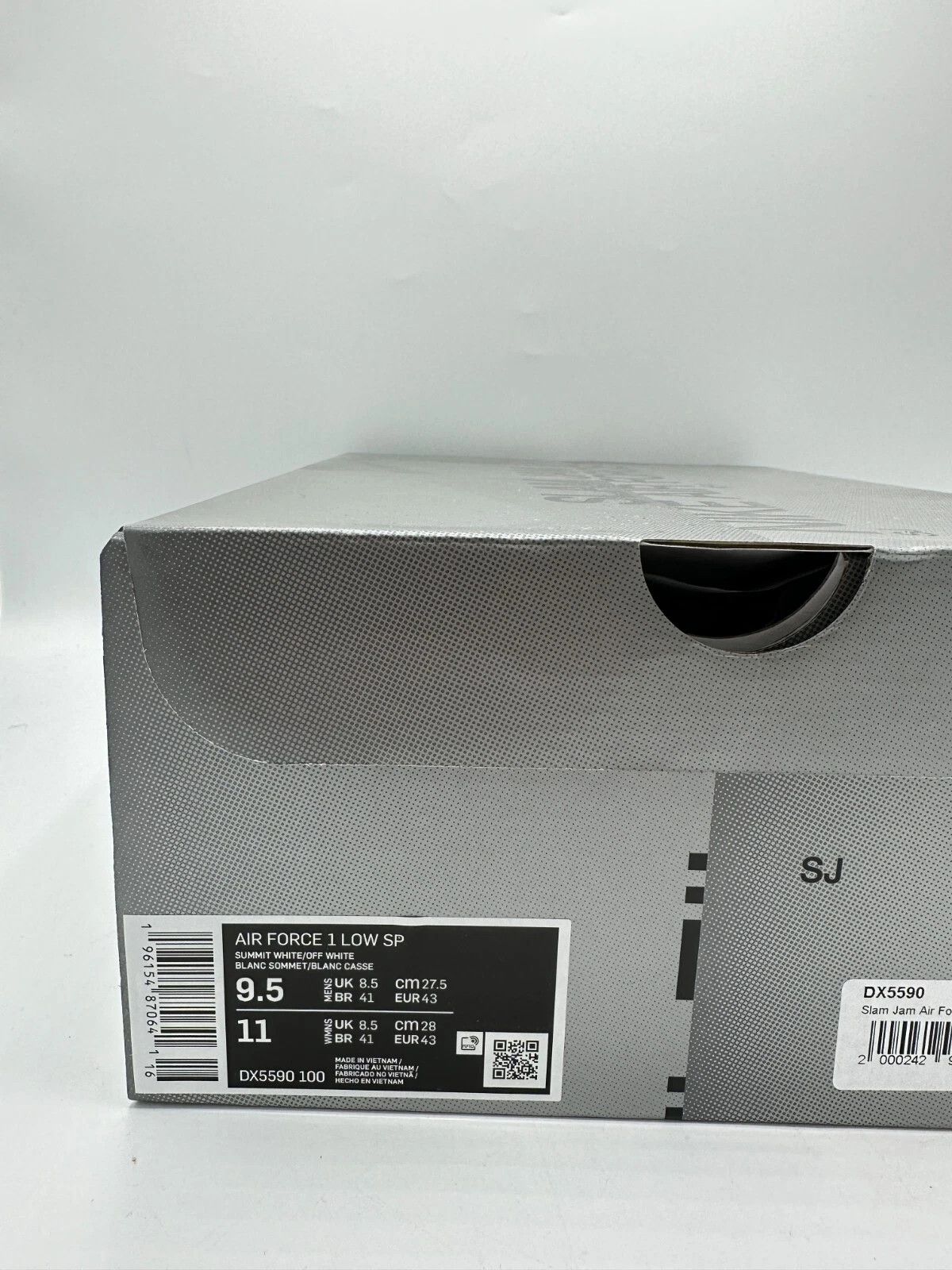 Nike Slam Jam Nike Air Force 1 Low SP White Size US 9.5 / EU 42-43 - 9 Thumbnail