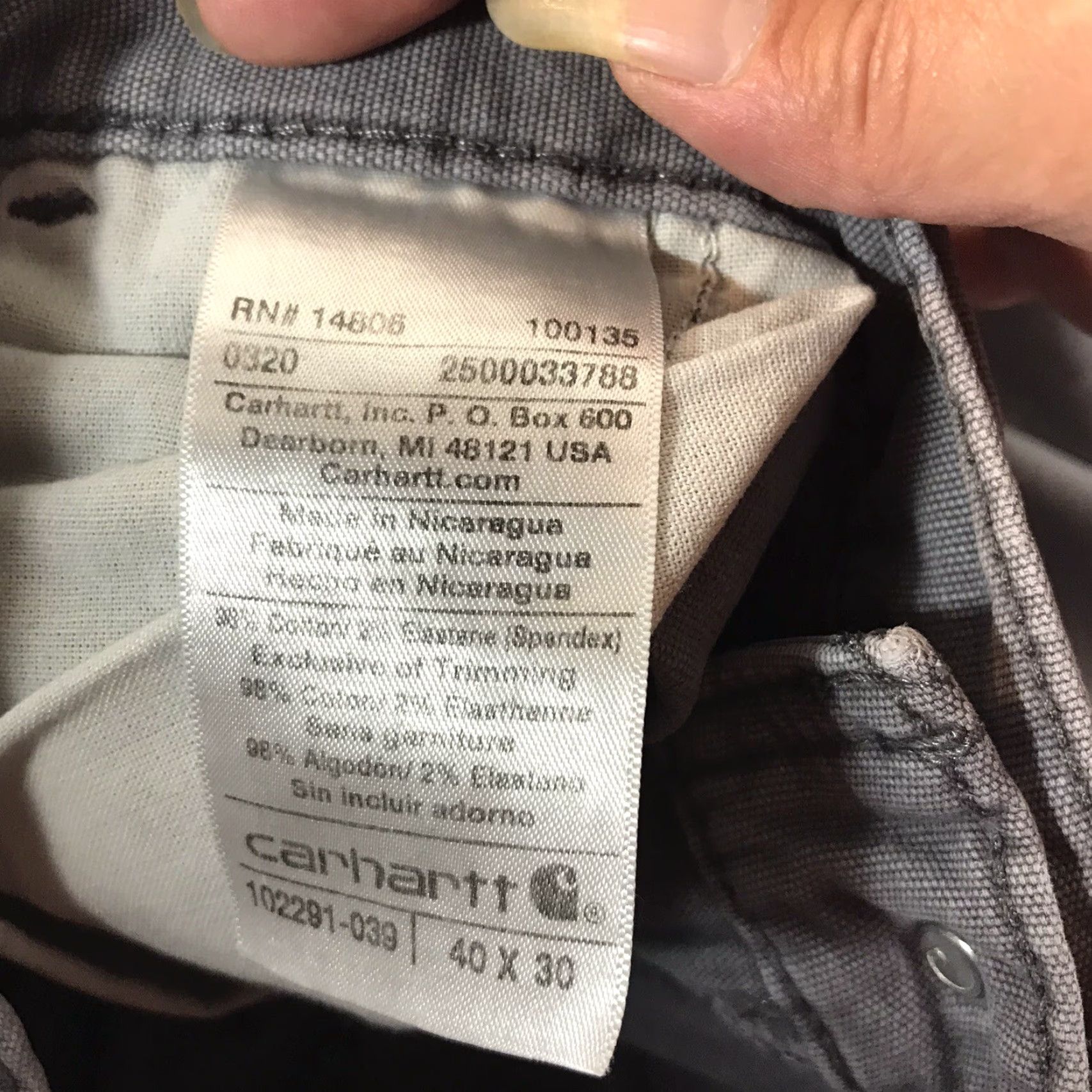 Carhartt VINTAGE Carhartt Canvas Pants Men's Size 40x30 Relaxed Fit Straight Leg Workwear Casual Size US 40 / EU 56 - 7 Thumbnail