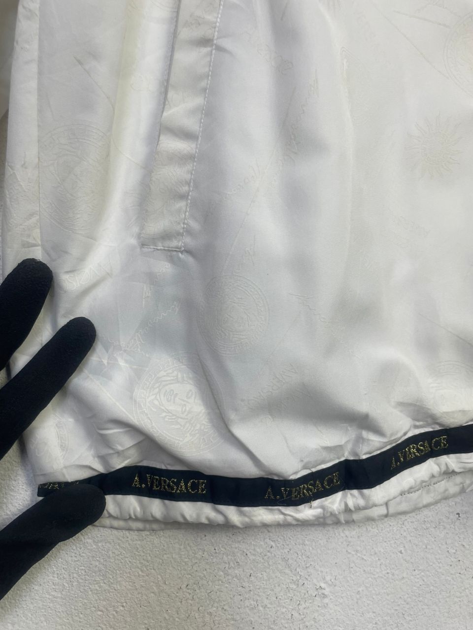 Designer × Versace × Vintage A.Versace Vintage White Jacket Size US M / EU 48-50 / 2 - 5 Thumbnail