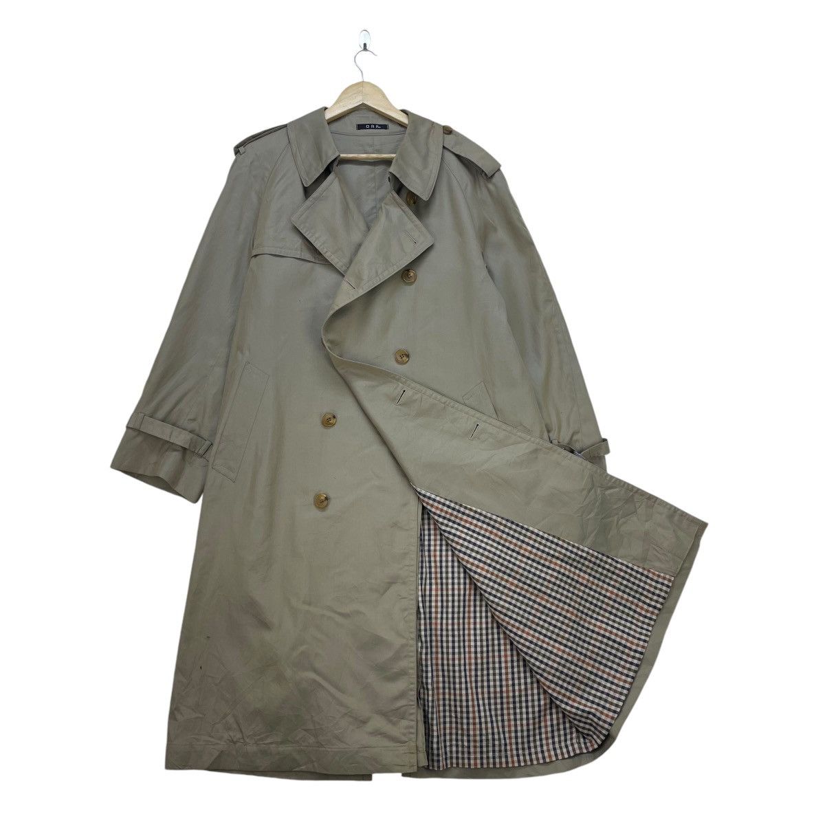Vintage Daks London Made In England Double Breast Trench