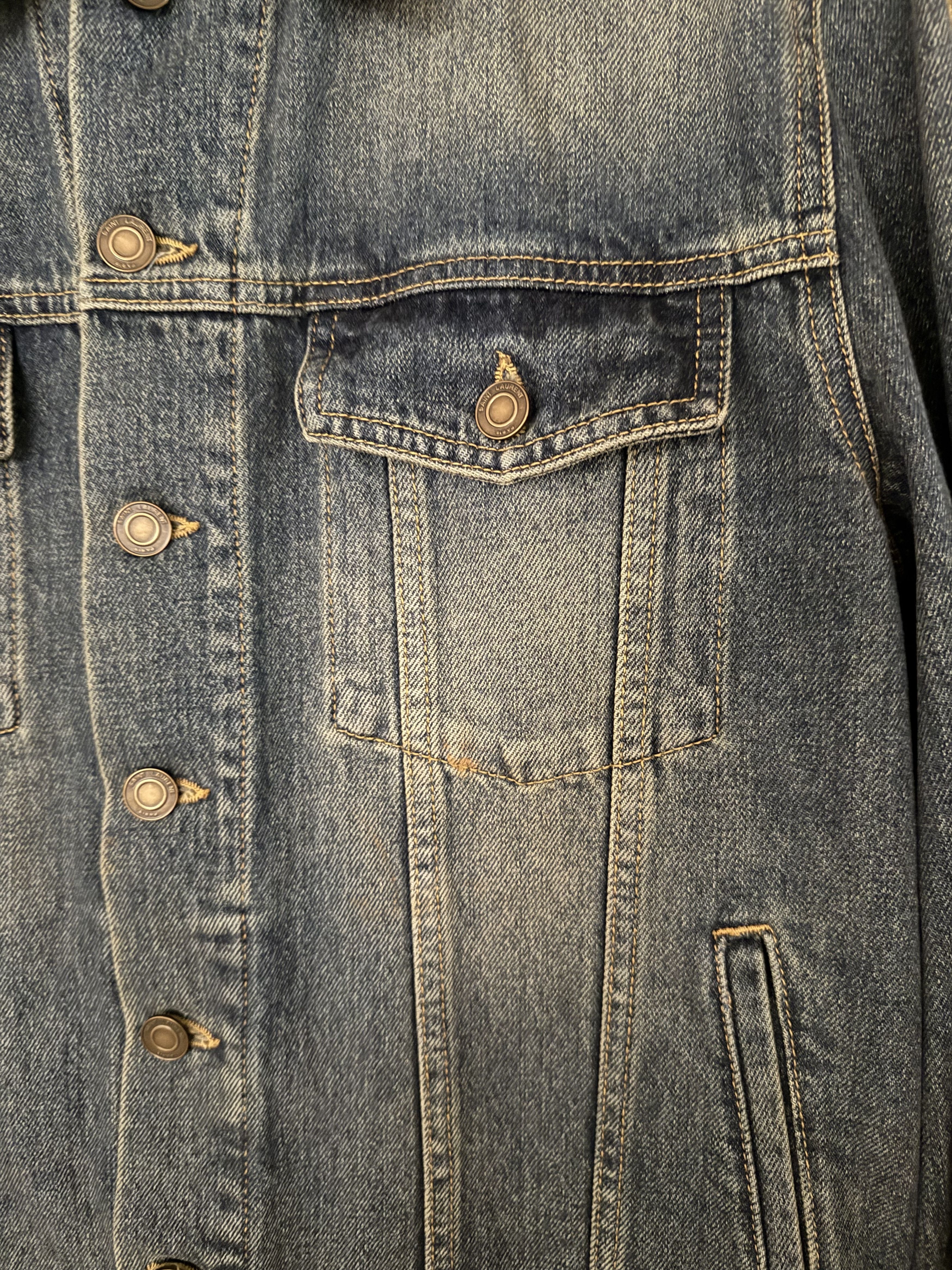 Saint Laurent Paris Men’s Saint Lauren denim jacket Size US S / EU 44-46 / 1 - 3 Thumbnail