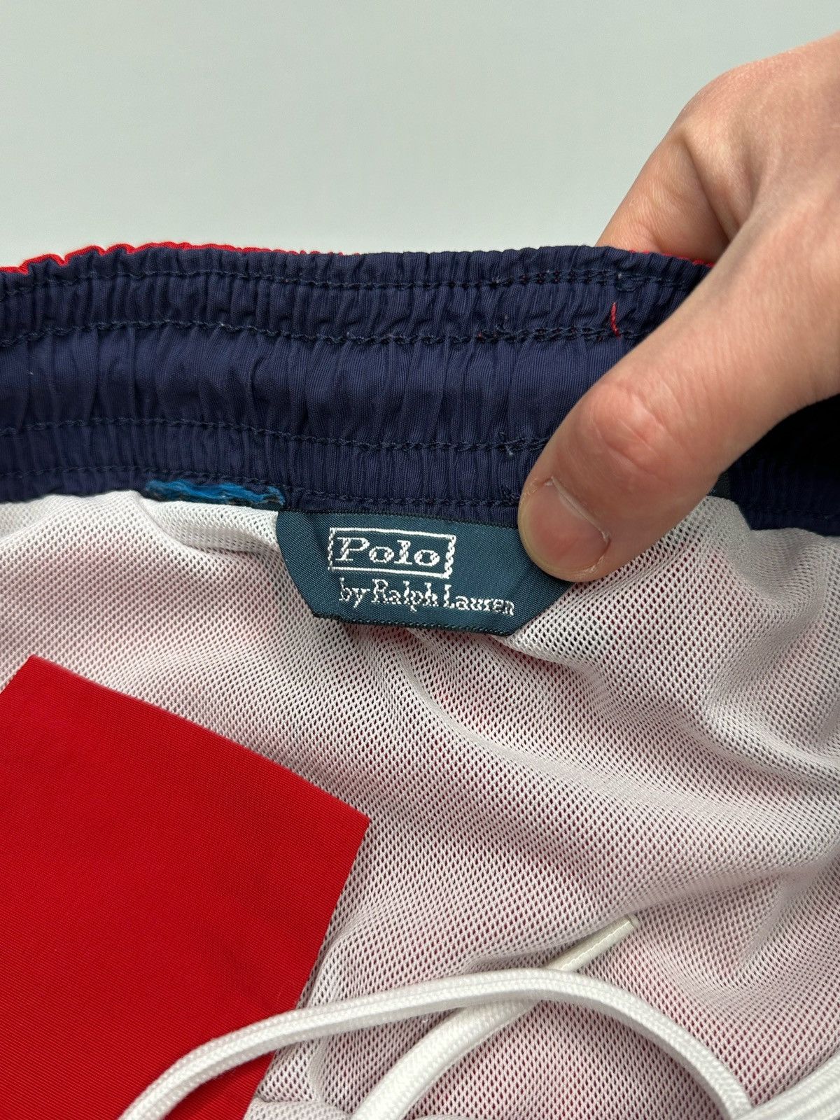 Polo Ralph Lauren Vintage Polo Ralph Lauren Nylon Red Shorts Size US 30 / EU 46 - 8 Thumbnail