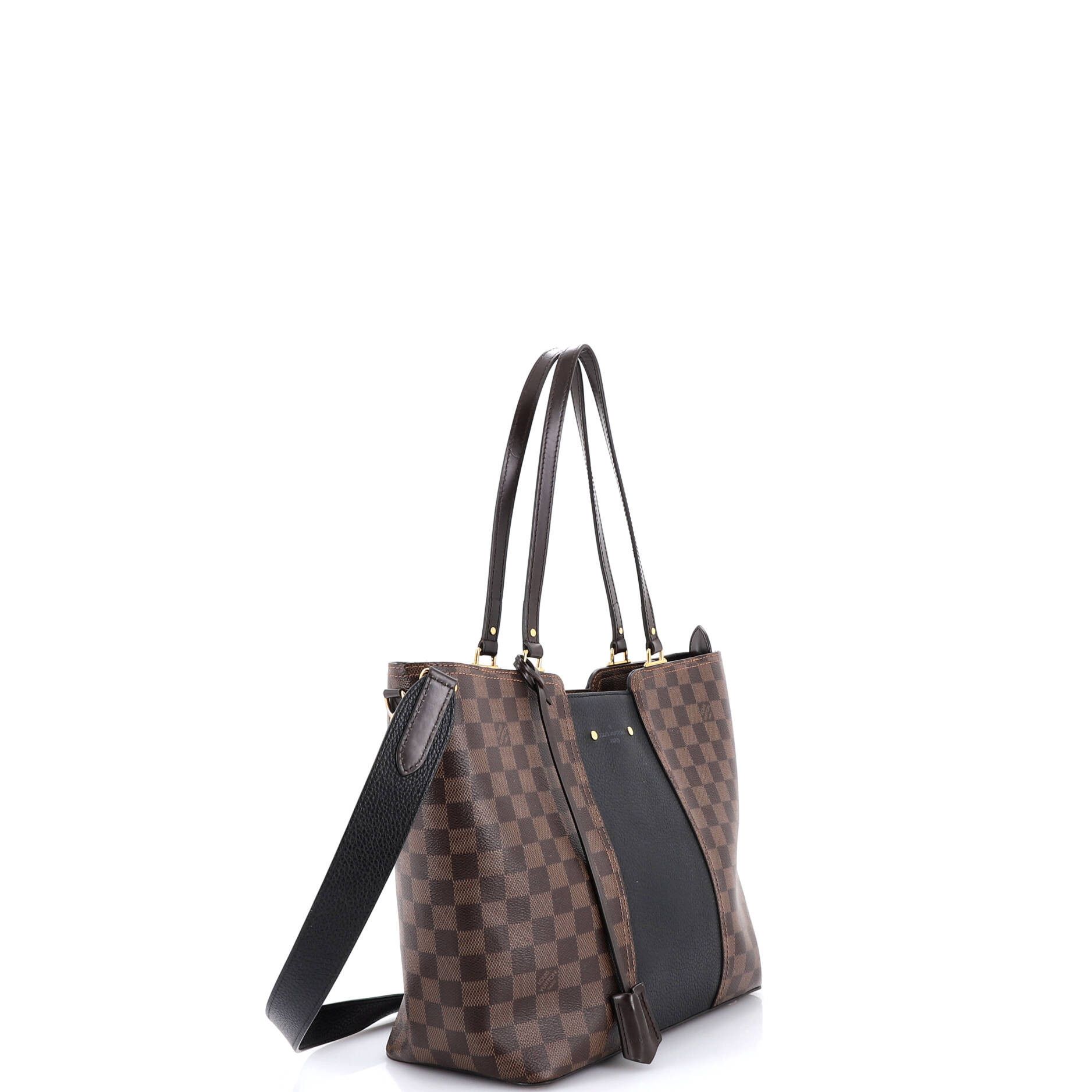 Louis Vuitton Jersey Handbag Damier with Leather Size ONE SIZE - 1 Thumbnail