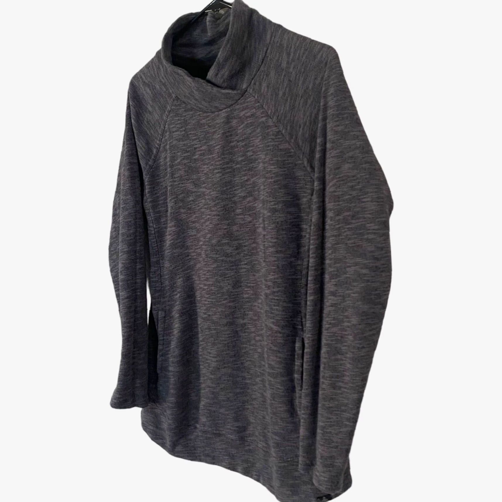 Prana prAna Tunic Women's Small Long-Sleeve Cowl-Neck Pullover Gray Size S / US 4 / IT 40 - 2 Thumbnail