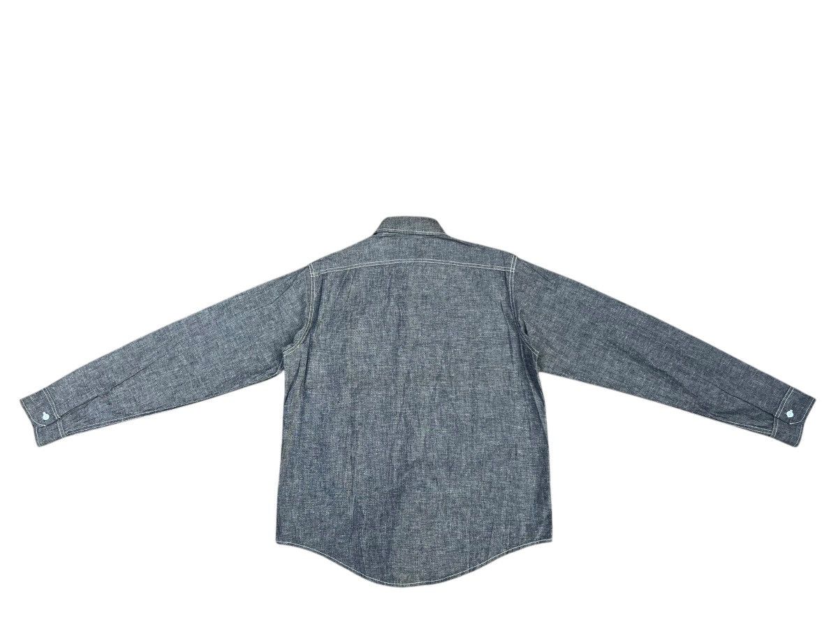45rpm Dope & Drakkar Japan Chambray Work Shirt Size US M / EU 48-50 / 2 - 17 Thumbnail