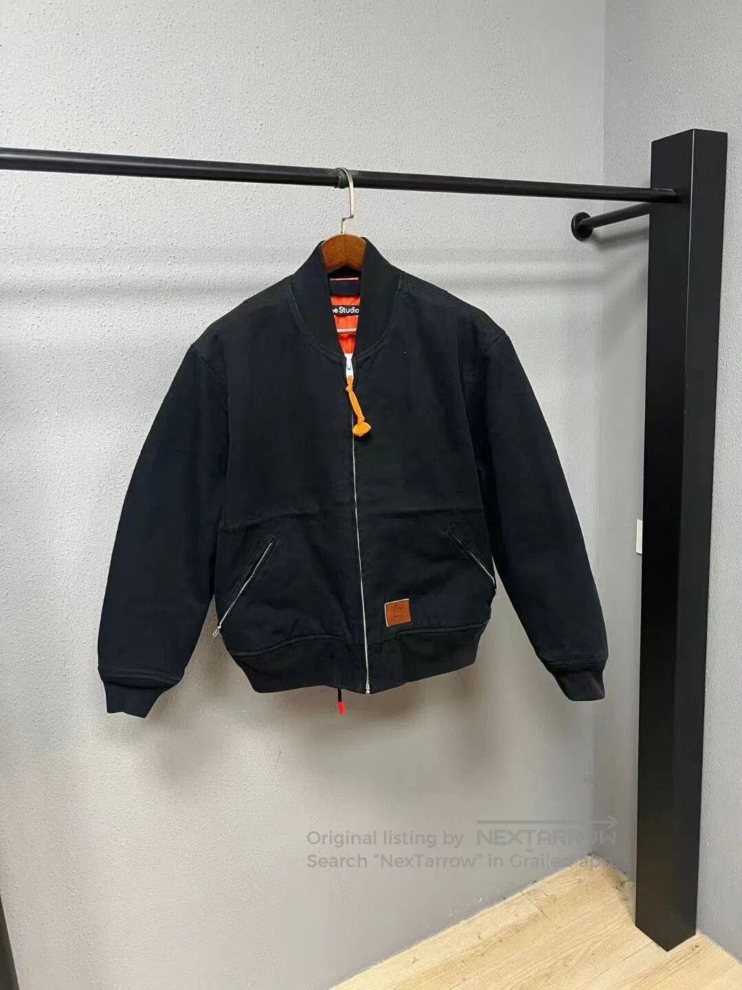 Acne Studios black acne studios baseball jacket. Size US XXS / EU 40 - 1 Thumbnail