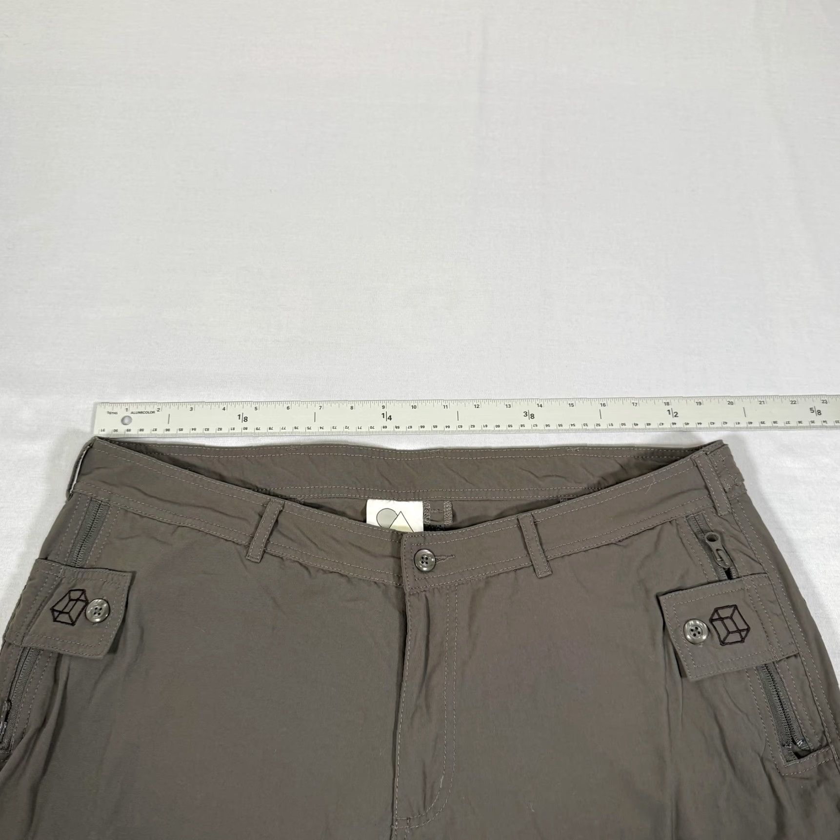 Vintage Clothing Arts Pants Mens 38x34 Brown P Cubed Pick Pocket Proof Cargo Travel Size US 38 / EU 54 - 6 Thumbnail