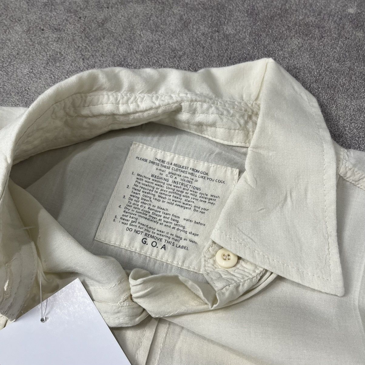 GOA Goa blouse button down shirt free Size US L / EU 52-54 / 3 - 6 Thumbnail