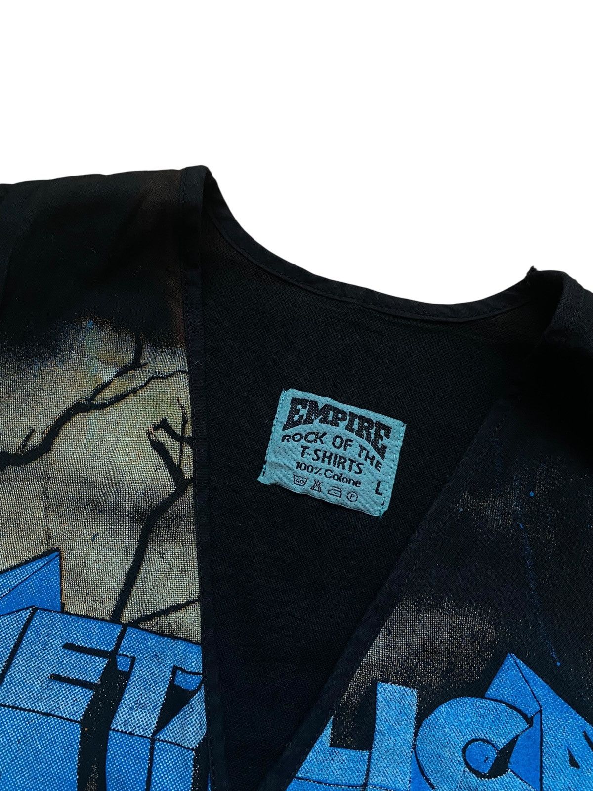 Band Tees METALLICA VINTAGE OBERPRINT LOGO VEST Size US L / EU 52-54 / 3 - 3 Thumbnail