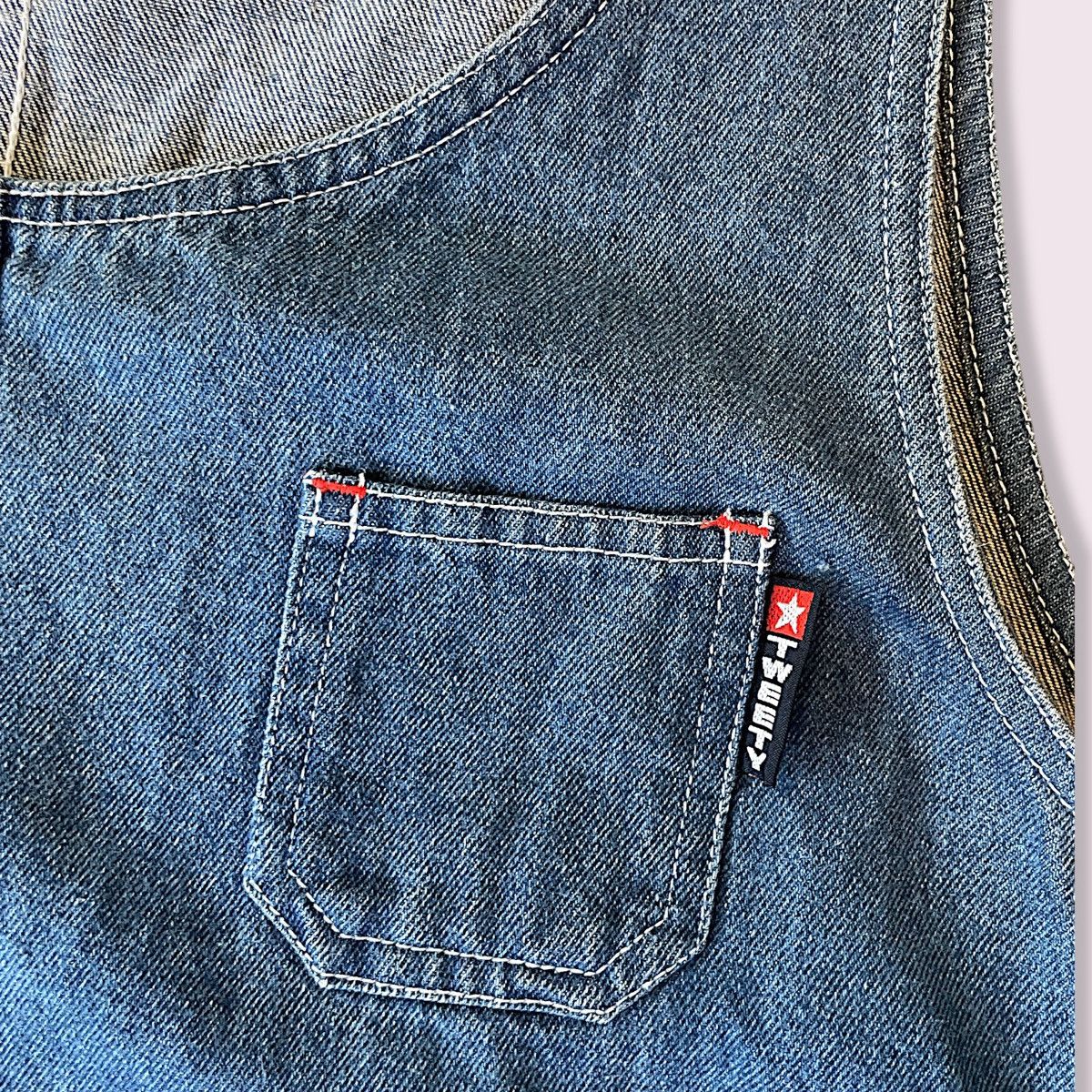 Vintage × Warner Bros Vintage Looney Tunes Denim Overall Dress Size L / US 10 / IT 46 - 3 Thumbnail