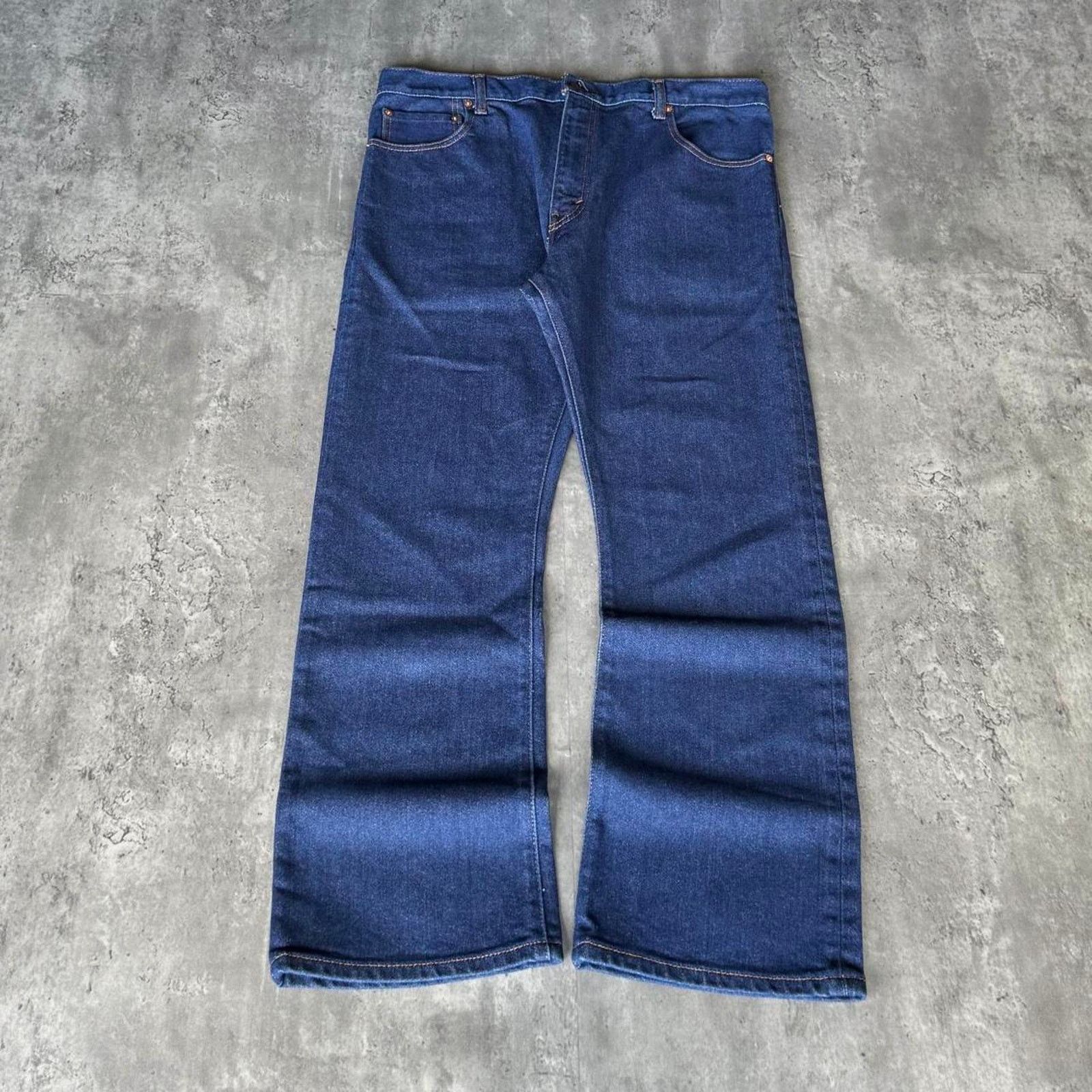 Levi's × Levi's Vintage Clothing × Vintage Vintage Y2K Levi’s 517 Baggy Boot Cut Flared Denim Jeans Size US 37 - 2 Thumbnail