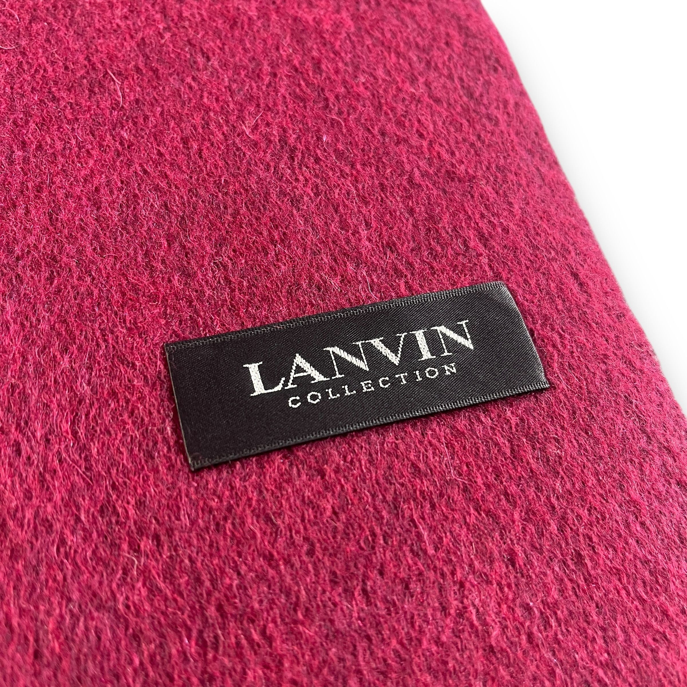 Lanvin Vintage Lanvin Scarf / Muffler / Neckwear T1073 Size ONE SIZE - 7 Thumbnail