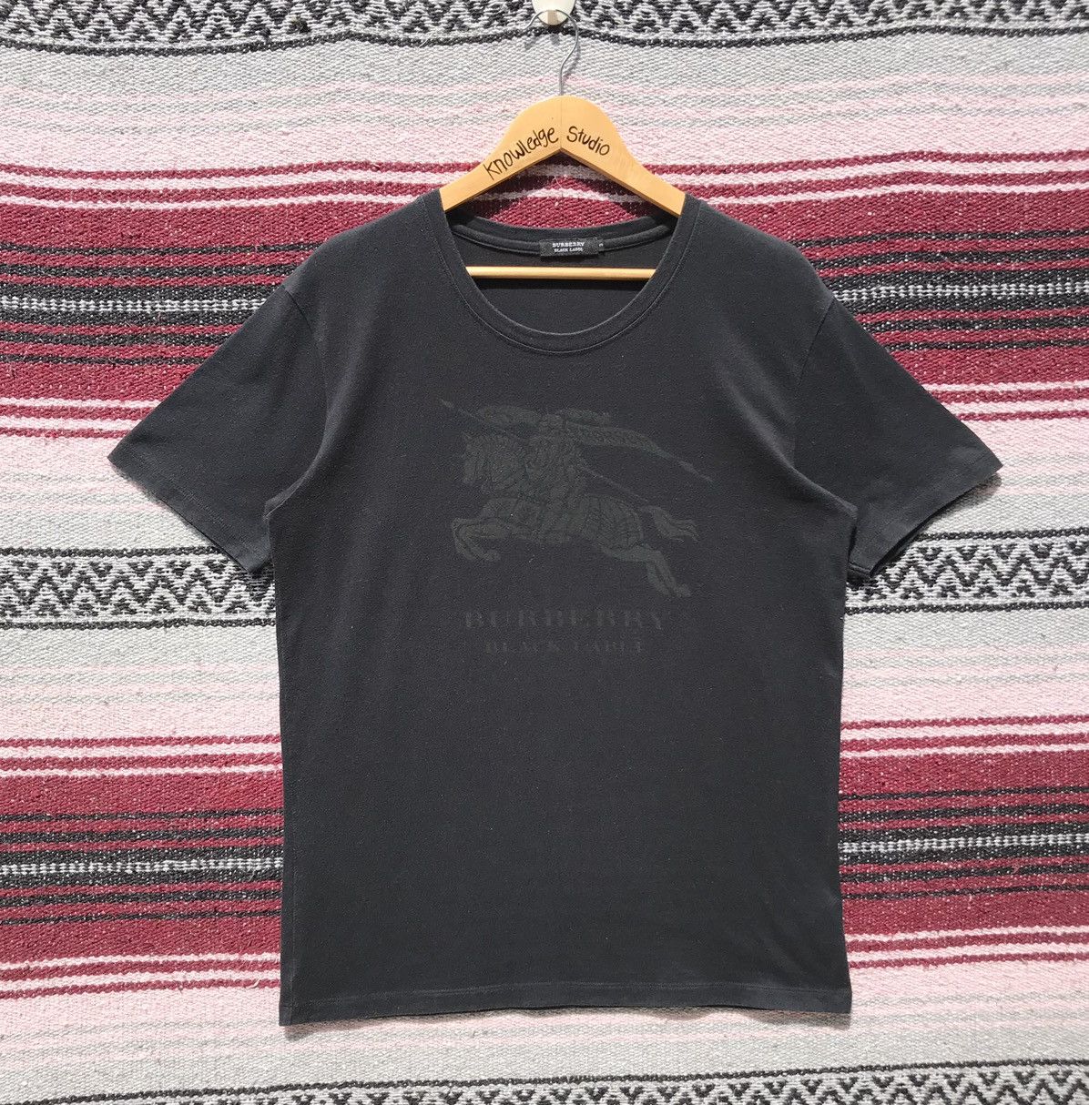 Burberry Black popular Label Tee