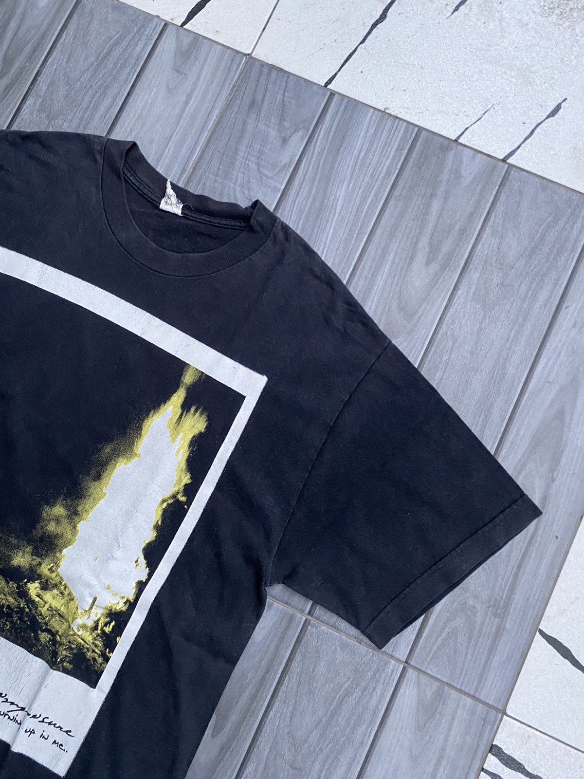 Alstyle × Vintage Vintage chair & fire art “there’s a fire burning up in me” Size US L / EU 52-54 / 3 - 2 Thumbnail
