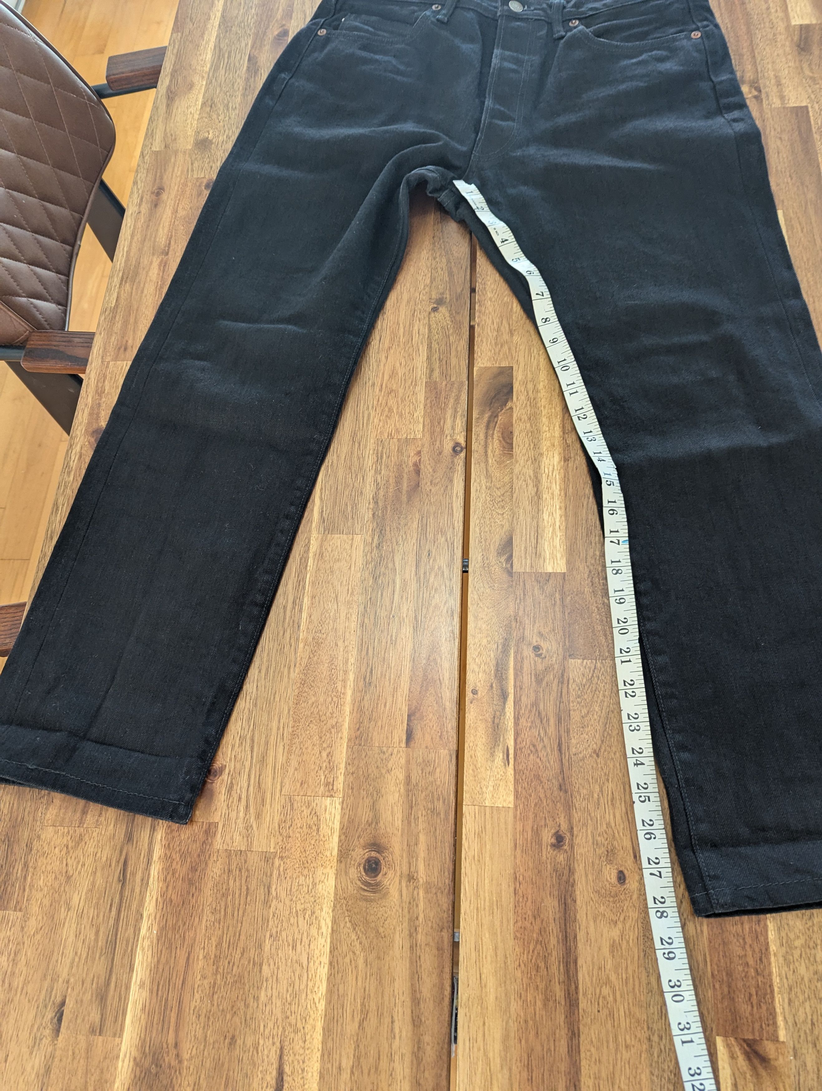 The Real McCoy's Black selvedge denim jeans 33 Size US 33 - 6 Thumbnail