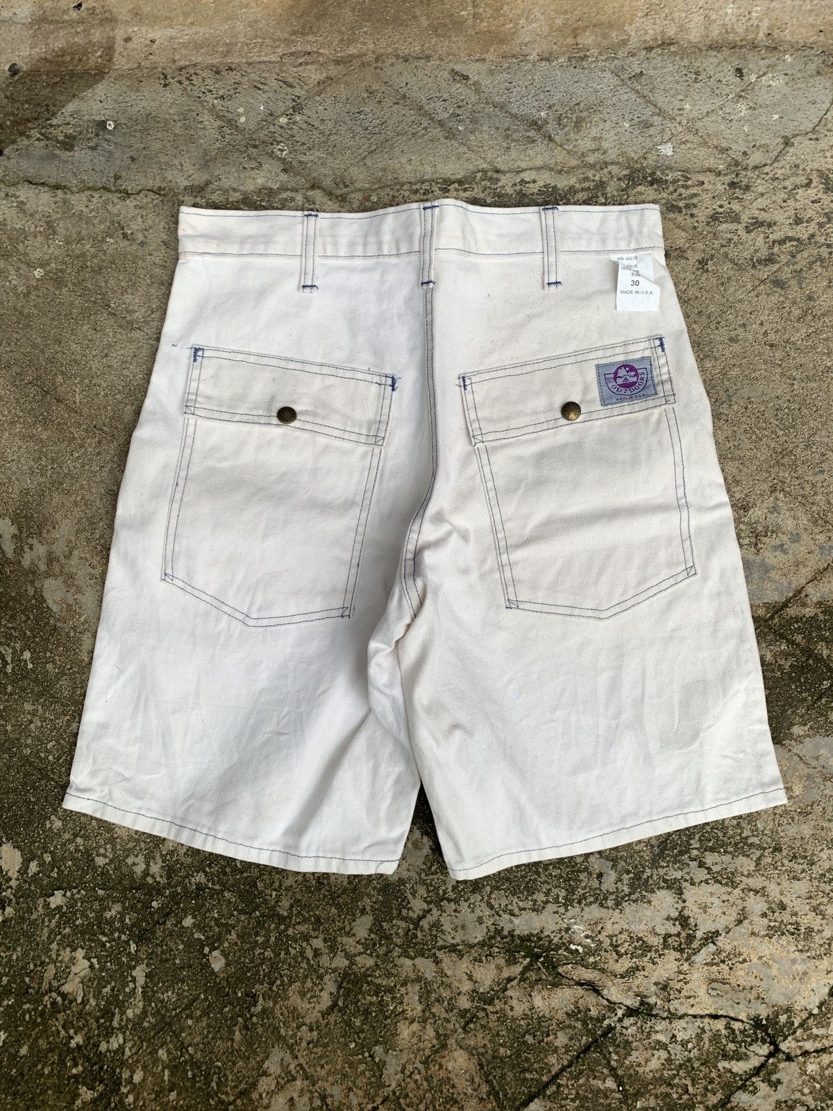 Vintage 90s Gung Ho USA Fatigue Shorts Size US 30 / EU 46 - 1 Thumbnail