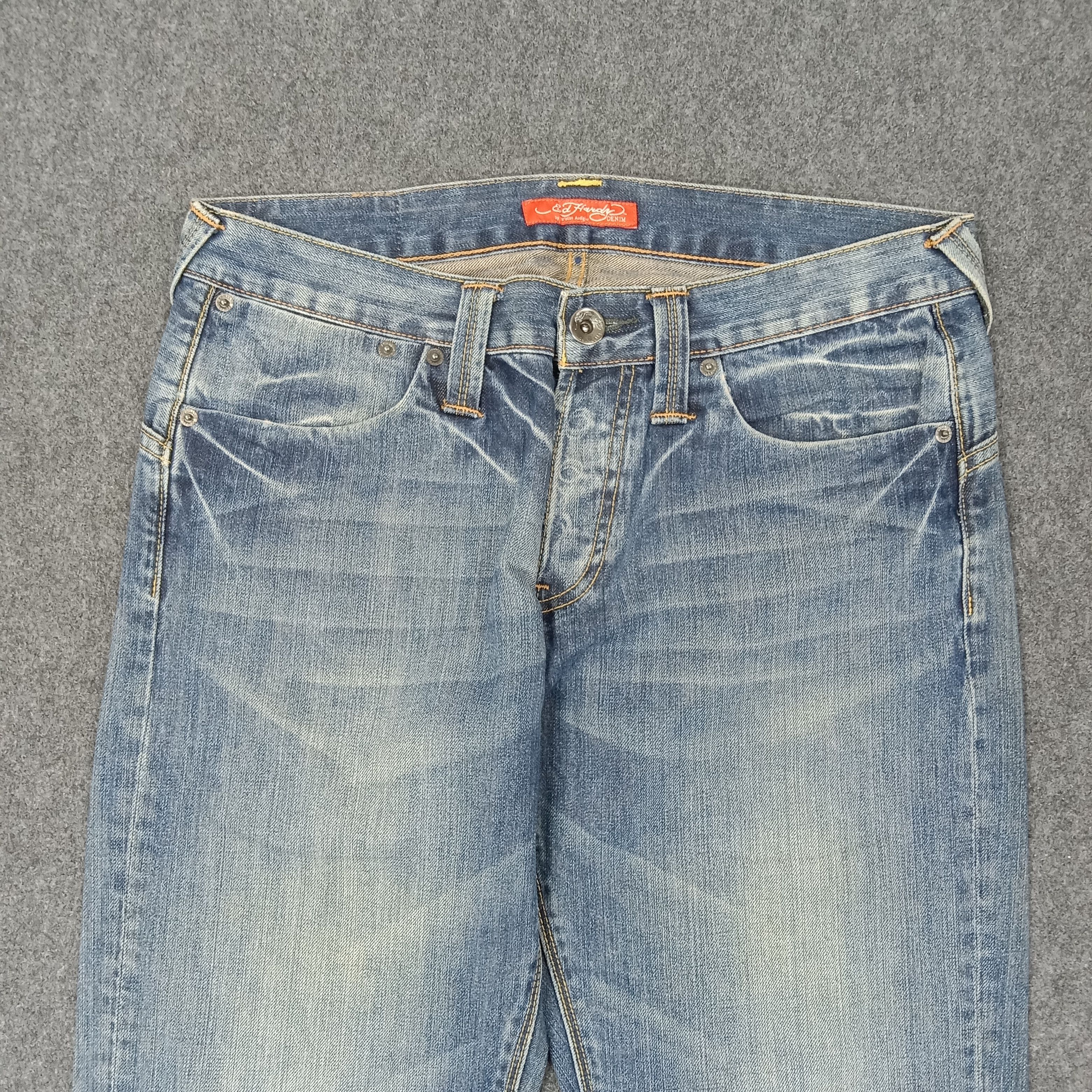 Ed Hardy Ed Hardy by Christian Audiger American Custom Jeans C228N2 Size US 32 / EU 48 - 6 Thumbnail