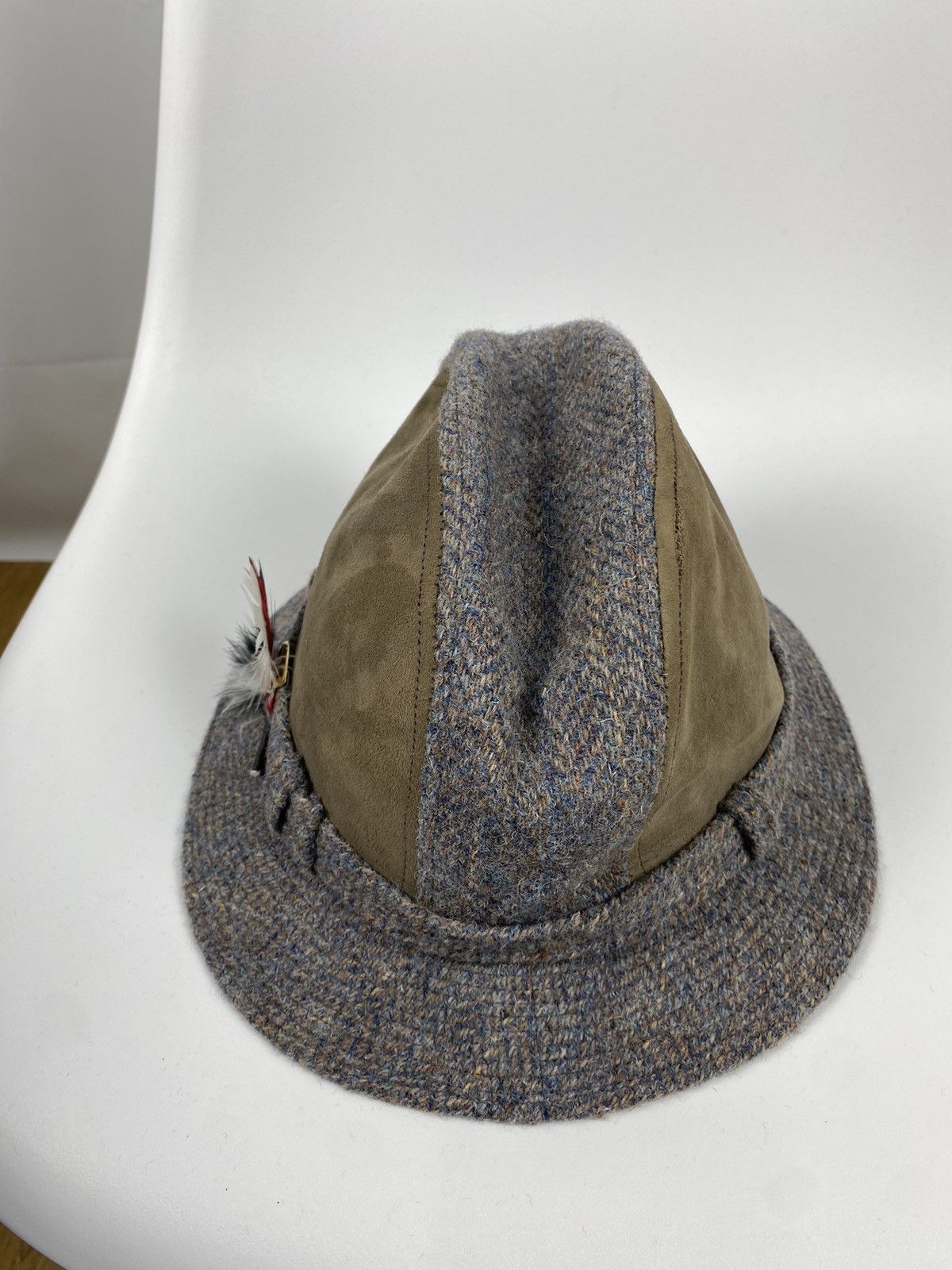 Harris Tweed × Stetson Stetson Harris Tweed Hat Wool Genuine 