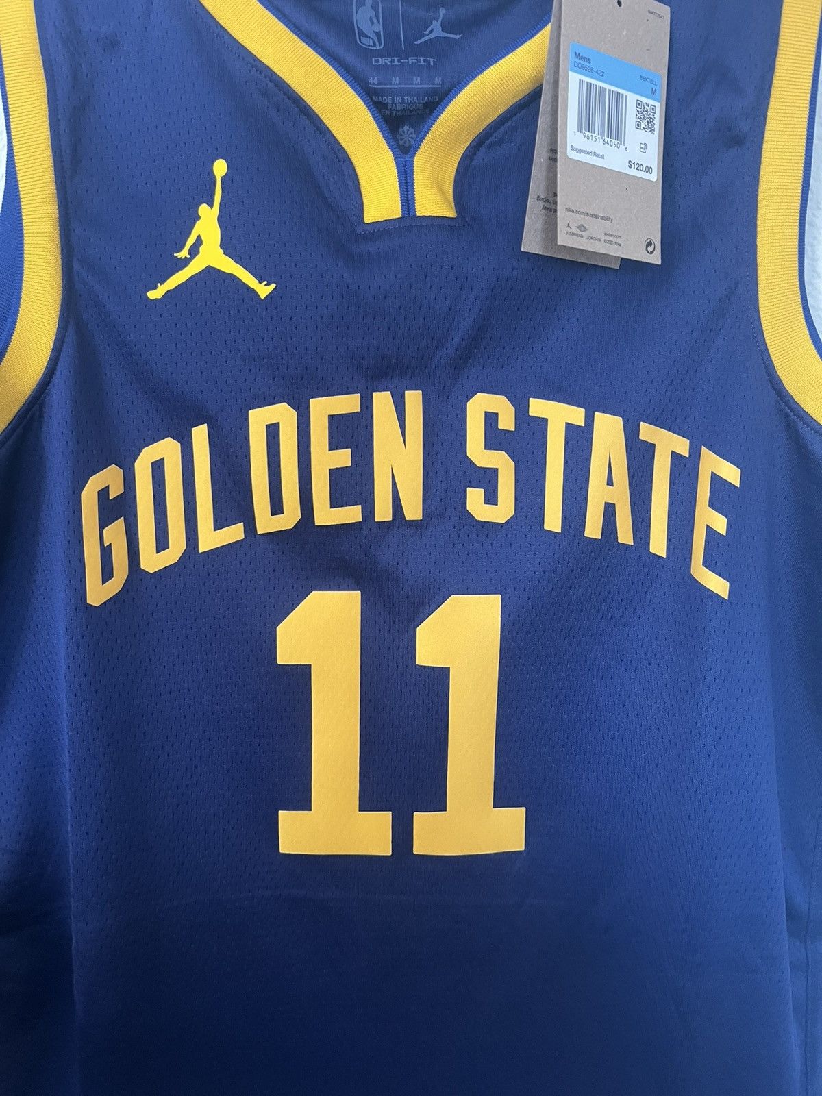 Jordan Brand Klay Thompson Golden State Warriors Jersey Nike Jordan NBA Size US M / EU 48-50 / 2 - 3 Thumbnail