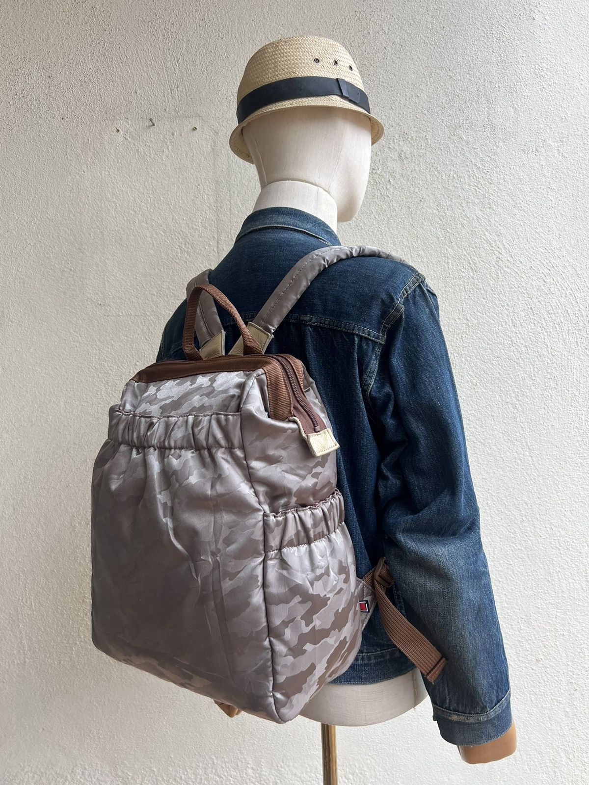 Vintage Artisan & Artist Japan Camouflage Backpack Bag Rucksack Size ONE SIZE - 4 Thumbnail