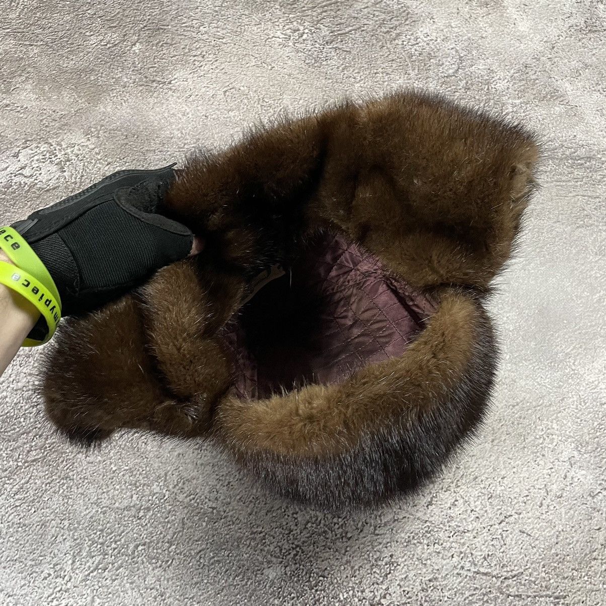 Vintage Vintage 90s Alt Beanie Mohair Ushanka Faux American VTg Size ONE SIZE - 6 Thumbnail