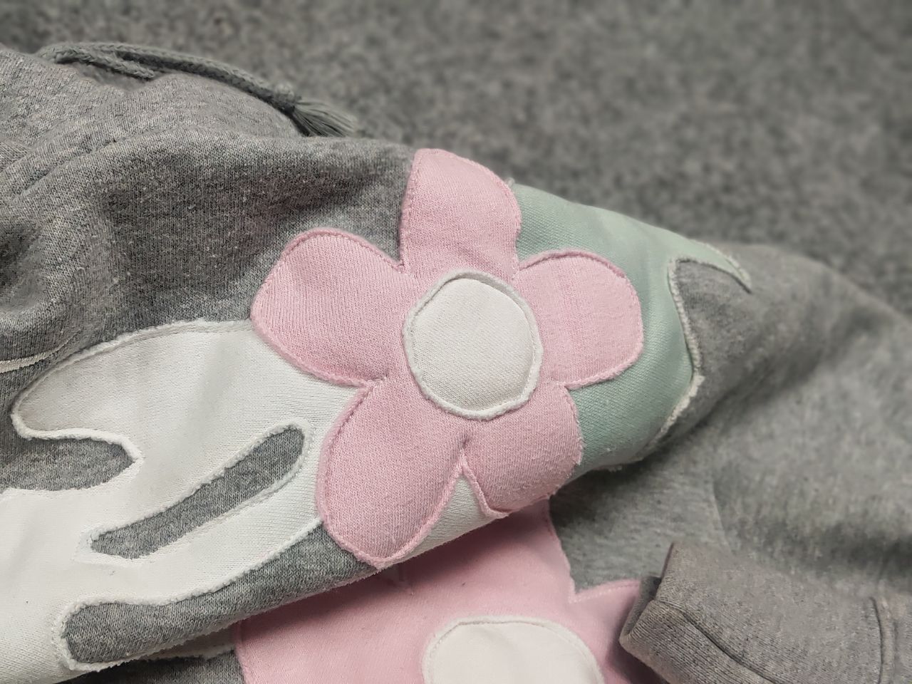 Nike Vintage Nike Skeleton Embroidered Logo Grey Oversized Hoodie Size M / US 6-8 / IT 42-44 - 14 Thumbnail