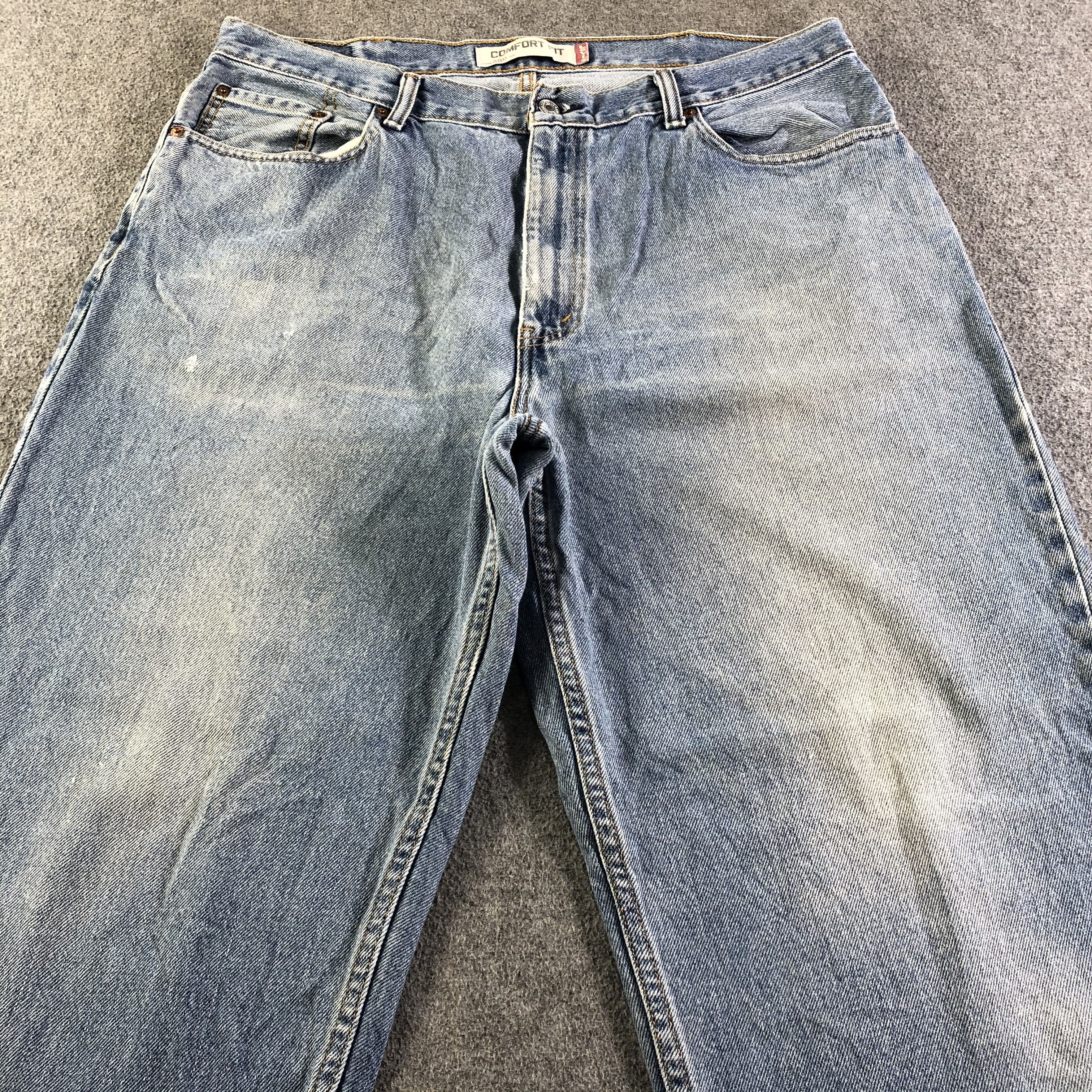 Levi's Vintage Blue Wash Levis 560 Jeans-J4524 Size US 38 / EU 54 - 3 Thumbnail