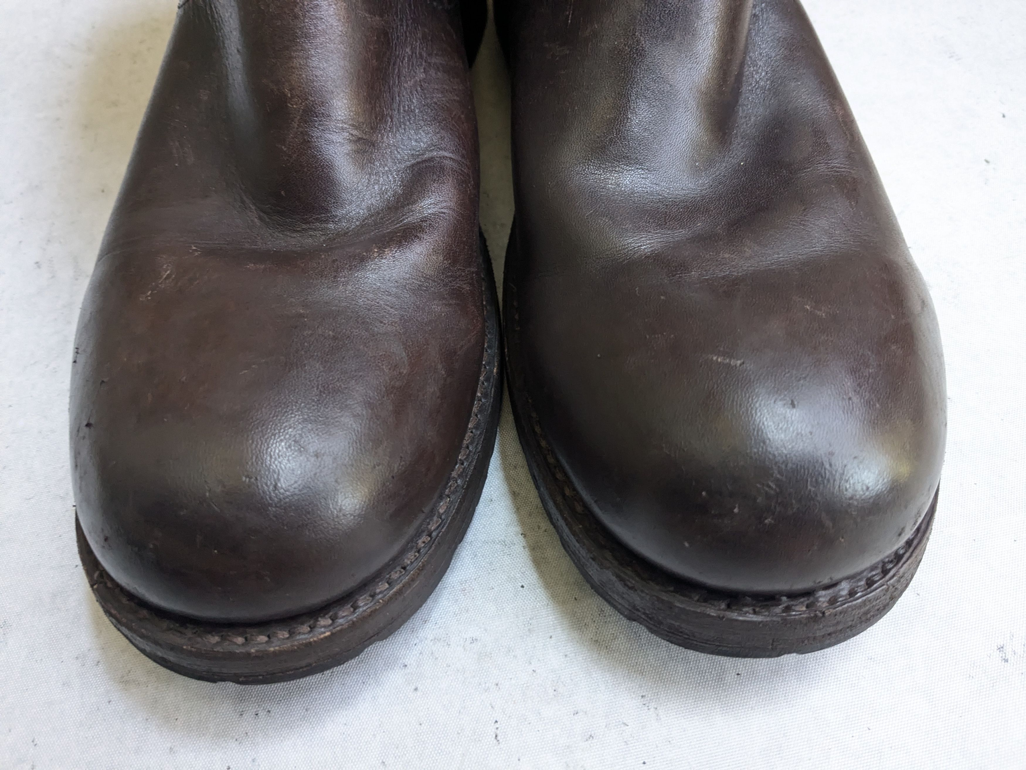 Frye Frye Engineer Boots Brown 11.5 M Leather Buckle Strap Size US 11.5 / EU 44-45 - 3 Thumbnail