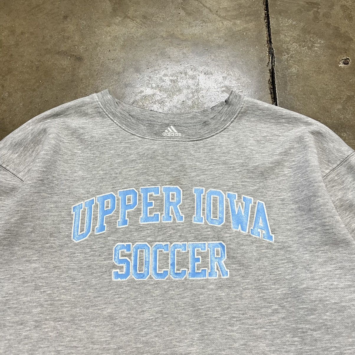 Adidas × Vintage Vintage Adidas Team Upper Iowa Soccer Crewneck Sweatshirt Size US XL / EU 56 / 4 - 3 Thumbnail