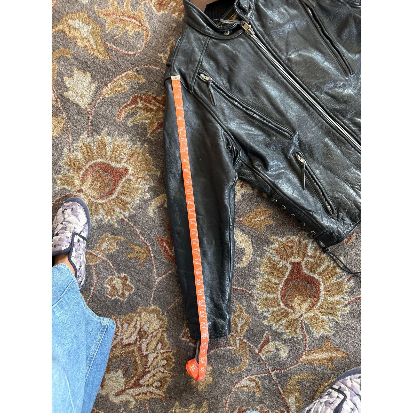 Other Vintage Bonus leather moto jacket size M rocker goth street Size M / US 6-8 / IT 42-44 - 14 Thumbnail