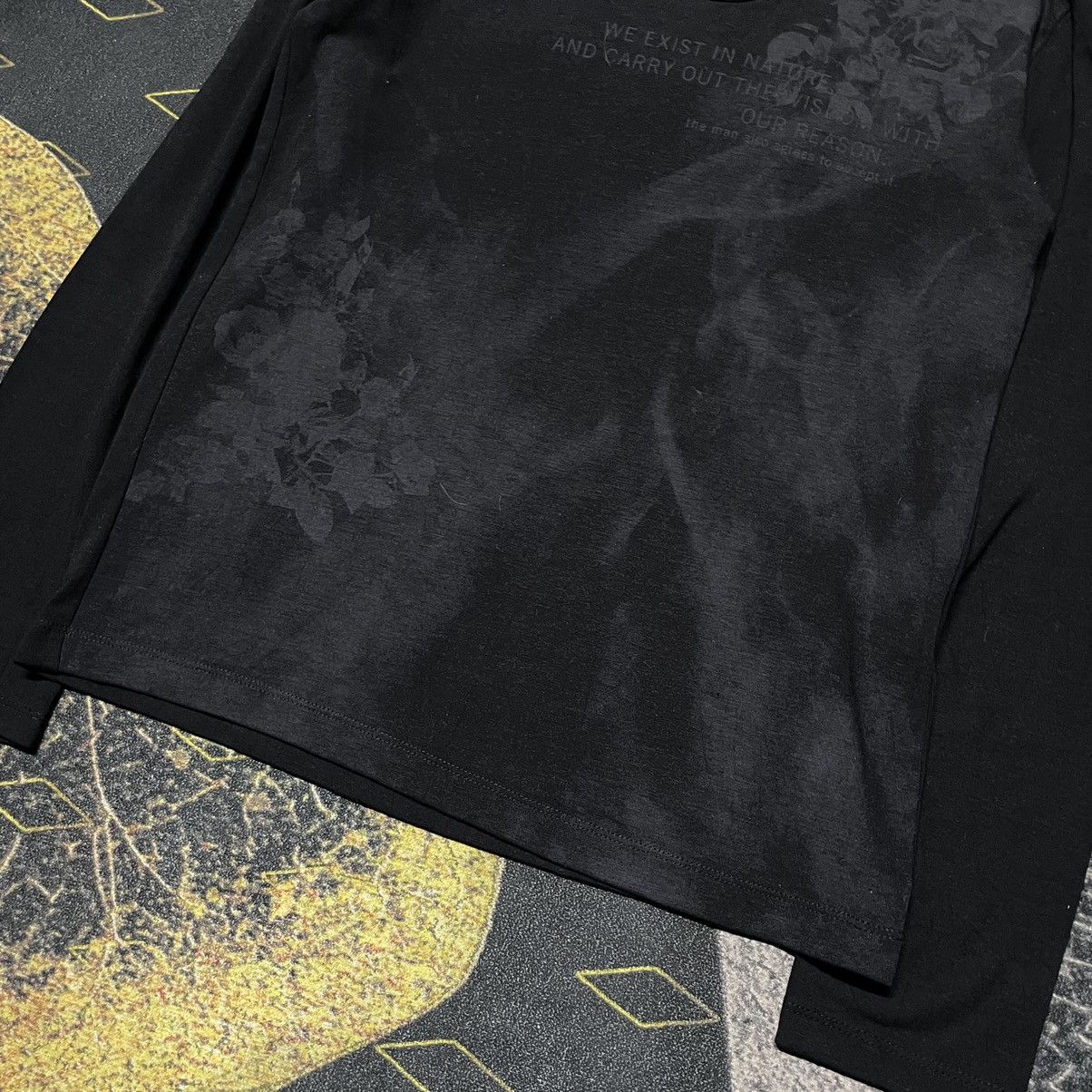 If Six Was Nine × Japanese Brand × Share Spirit Homme 💥NCFM💥- Nicole Club For Men Smoke Poem Longsleve Tees Size US M / EU 48-50 / 2 - 3 Thumbnail