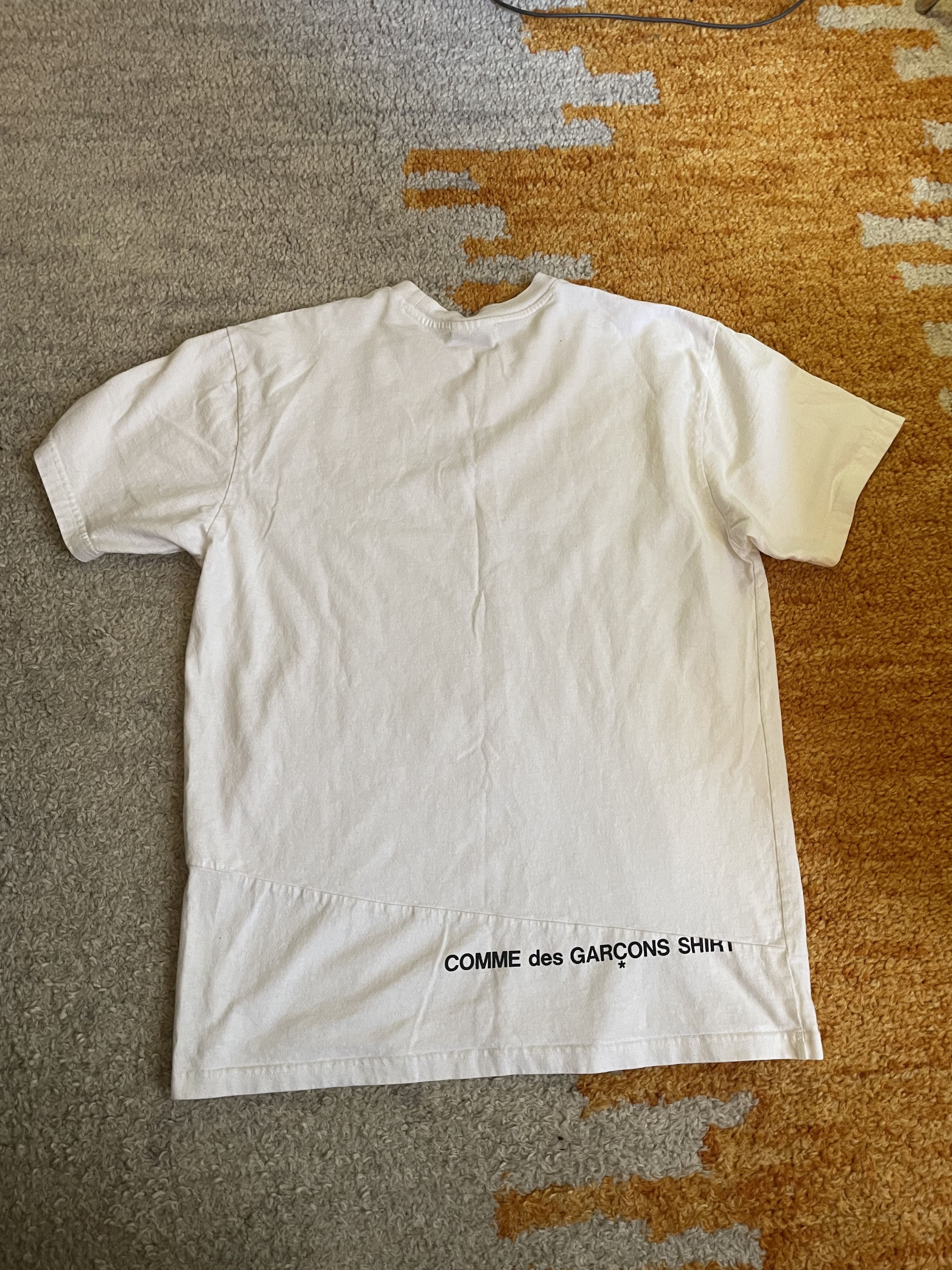 Comme des Garcons SHIRT × Supreme Supreme x Comme des Garcons Shirt Split Box Logo Tee Size US L / EU 52-54 / 3 - 9 Thumbnail
