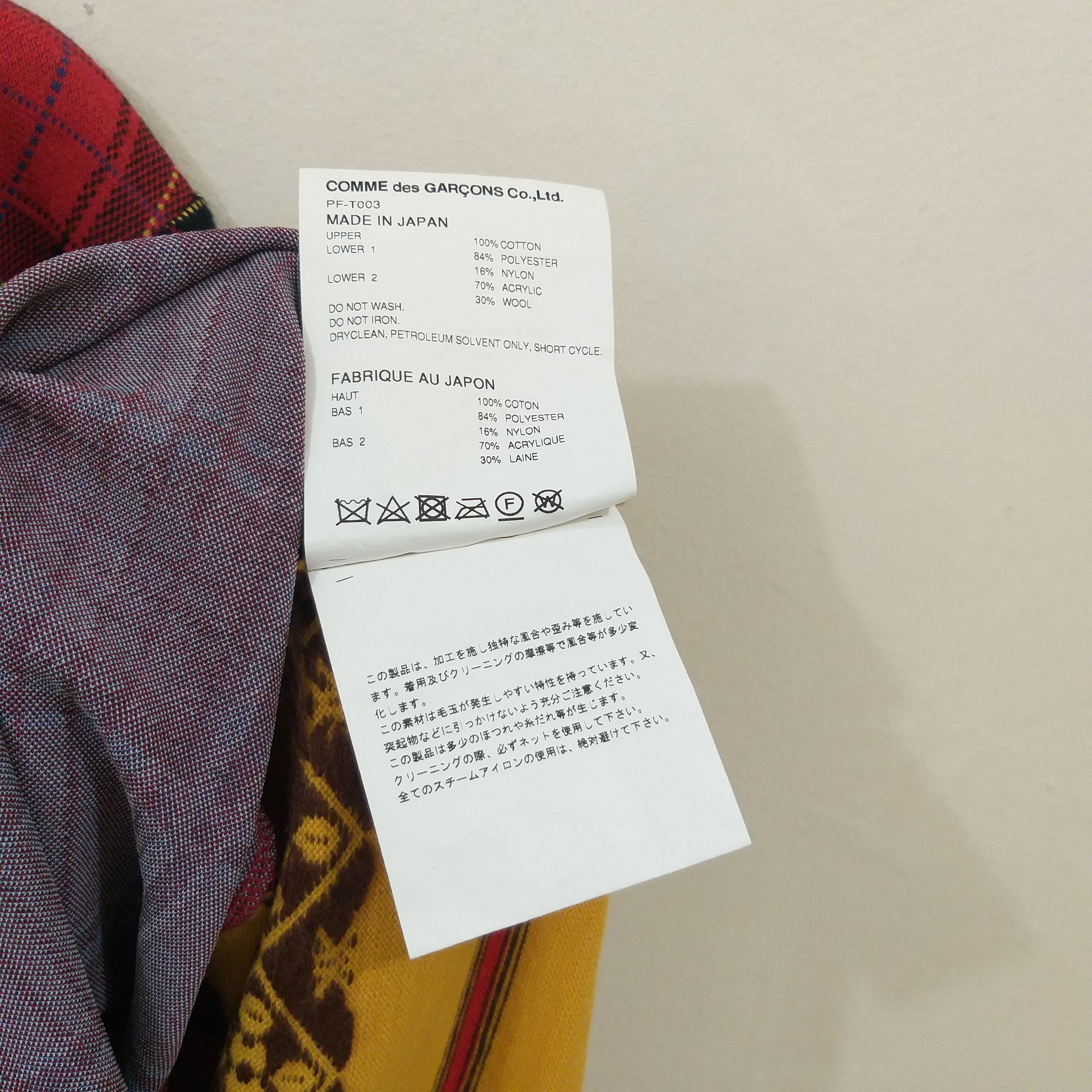 Comme des Garcons Homme Plus Comme Des Garcons Homme Plus Patchwork T-Shirt Size US L / EU 52-54 / 3 - 5 Thumbnail