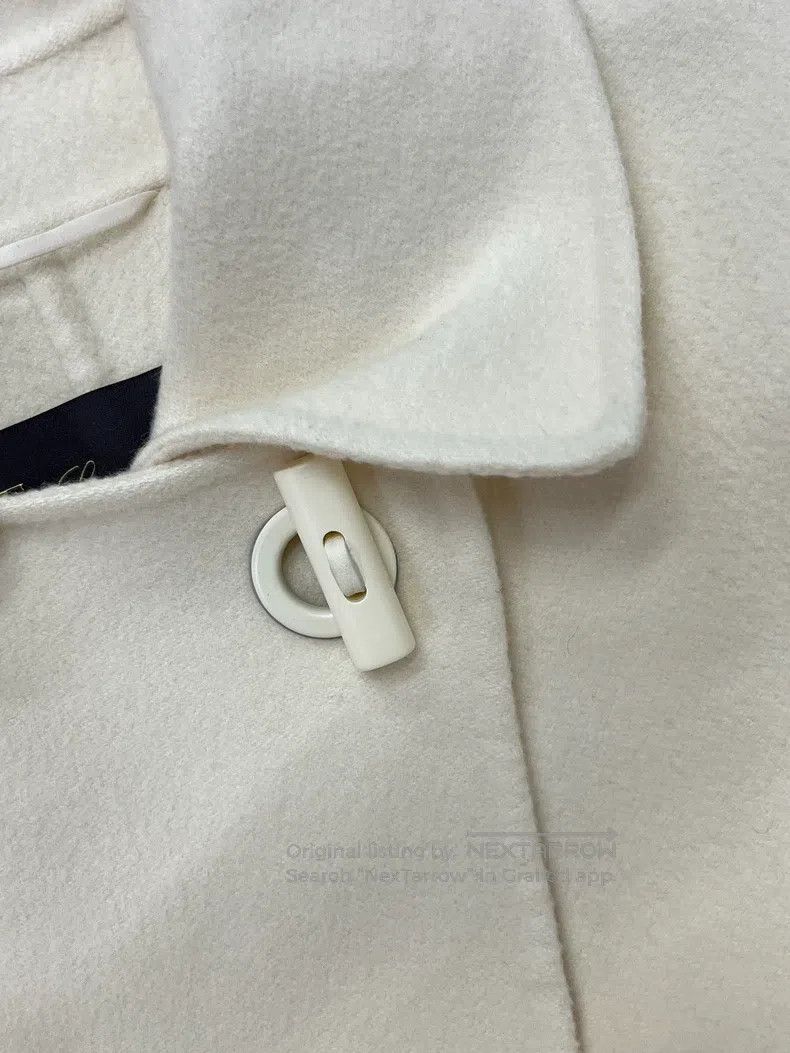 Loro Piana LORO PIANA White Cashmere Long Coat Size XS / US 0-2 / IT 36-38 - 2 Thumbnail