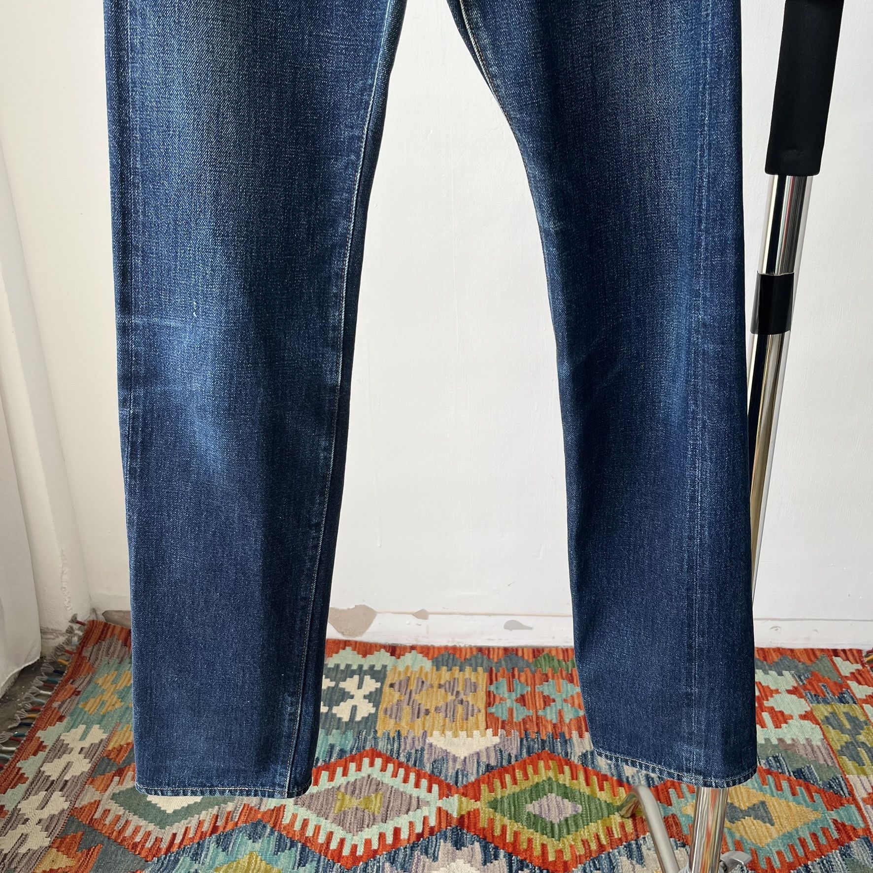 Denime Size 30x33.5 Vintage 80s Denime Big E Japan Denim S1515 Size US 30 / EU 46 - 4 Thumbnail