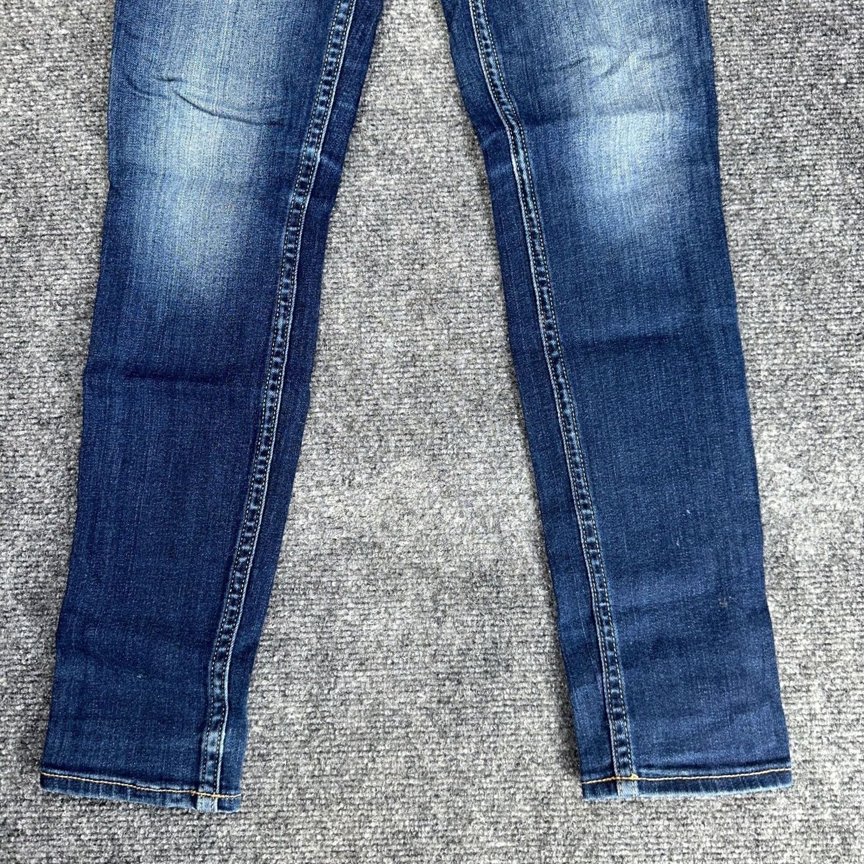 Abercrombie & Fitch Abercrombie & Fitch Jeans Womens 4 The A&F Jegging Cotton Stretch Pockets Denim Blue 5-Pocket Design Regular Rise Low Inseam 30 Mens Womens Girls Size 27" / US 4 / IT 40 - 2 Thumbnail